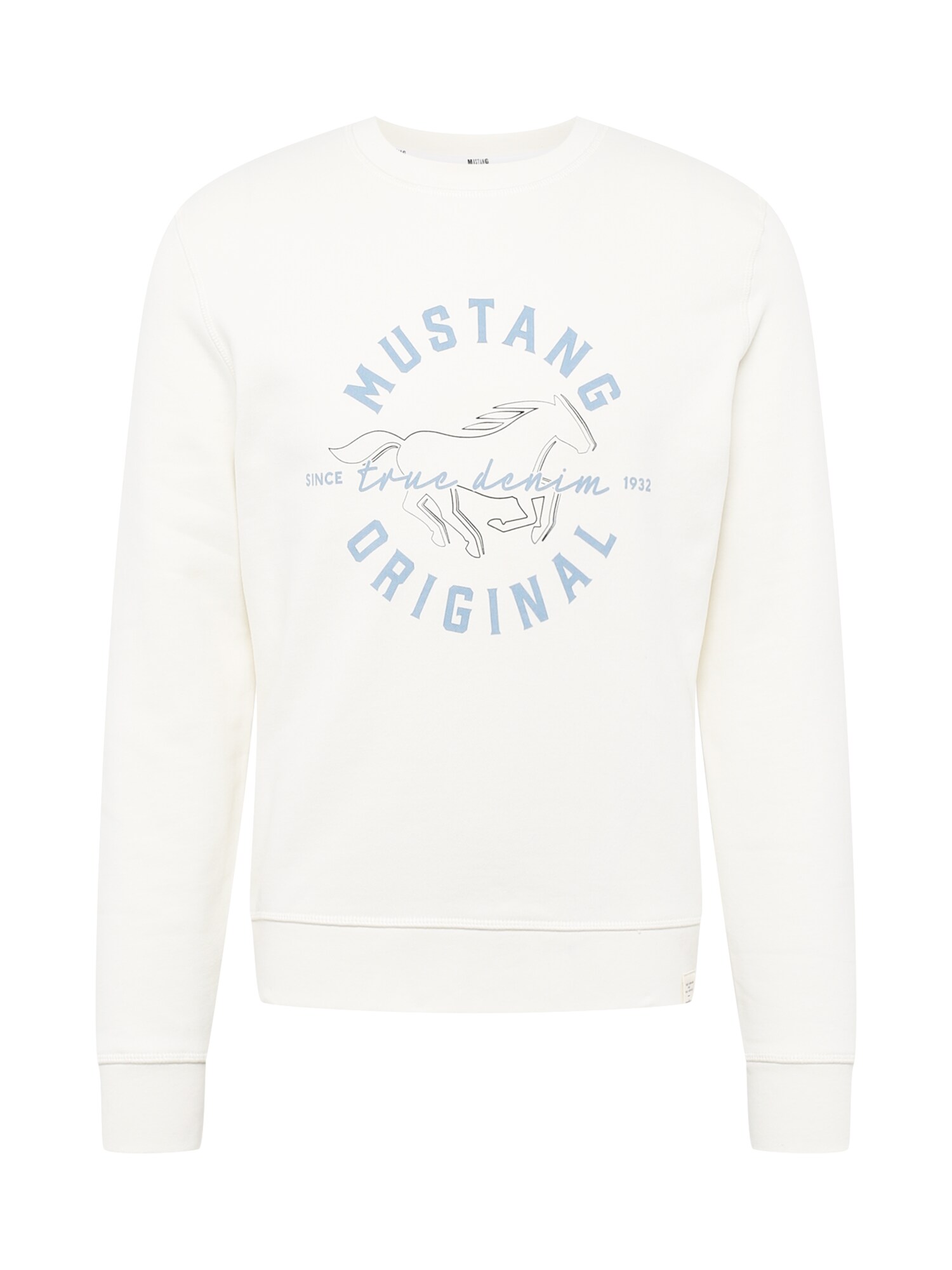MUSTANG Tréning póló 'Ben'  krém / fekete / opál
