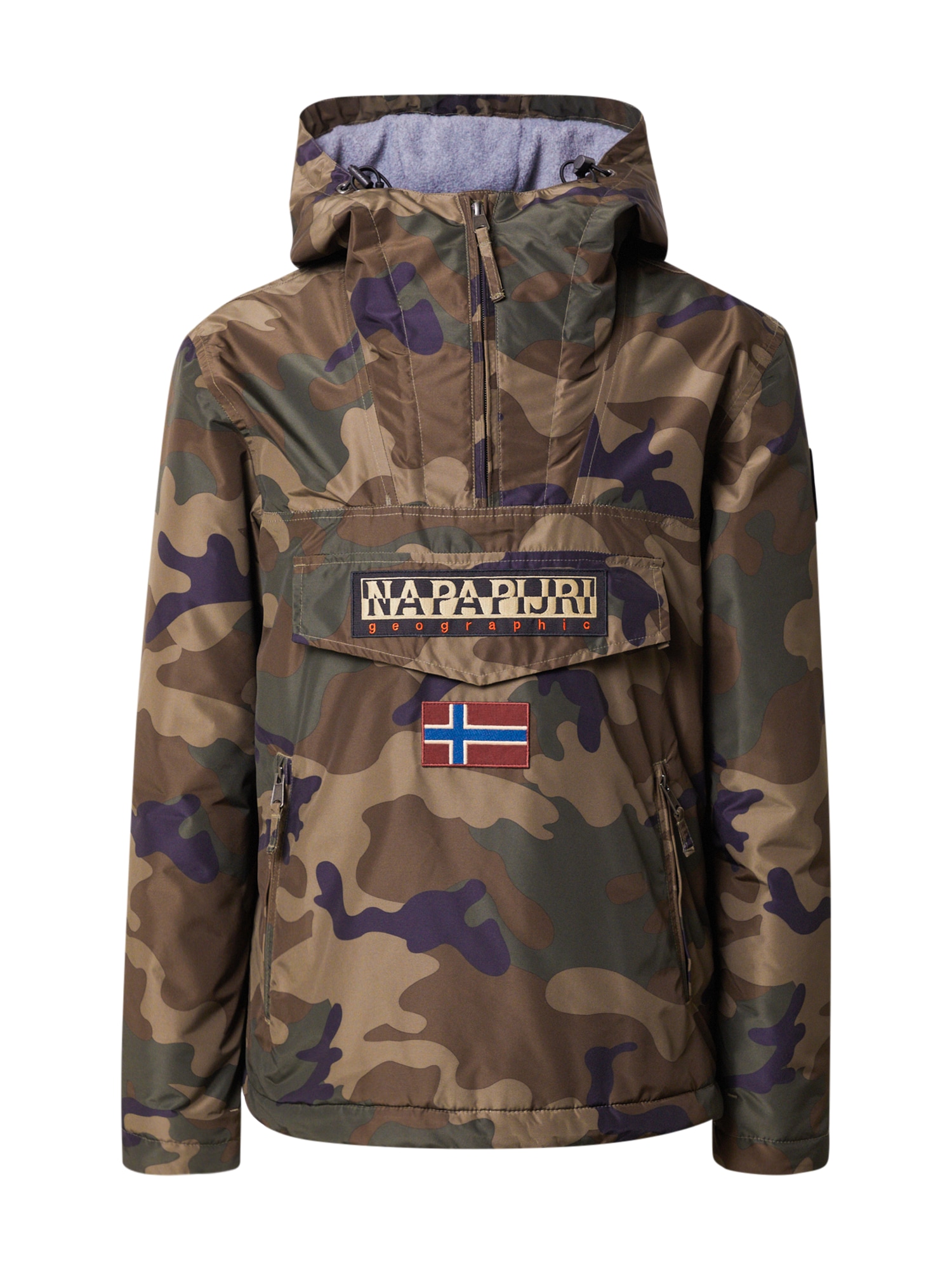 NAPAPIJRI Átmeneti dzseki 'RAINFOREST'  khaki / tengerészkék / barna / világos bézs