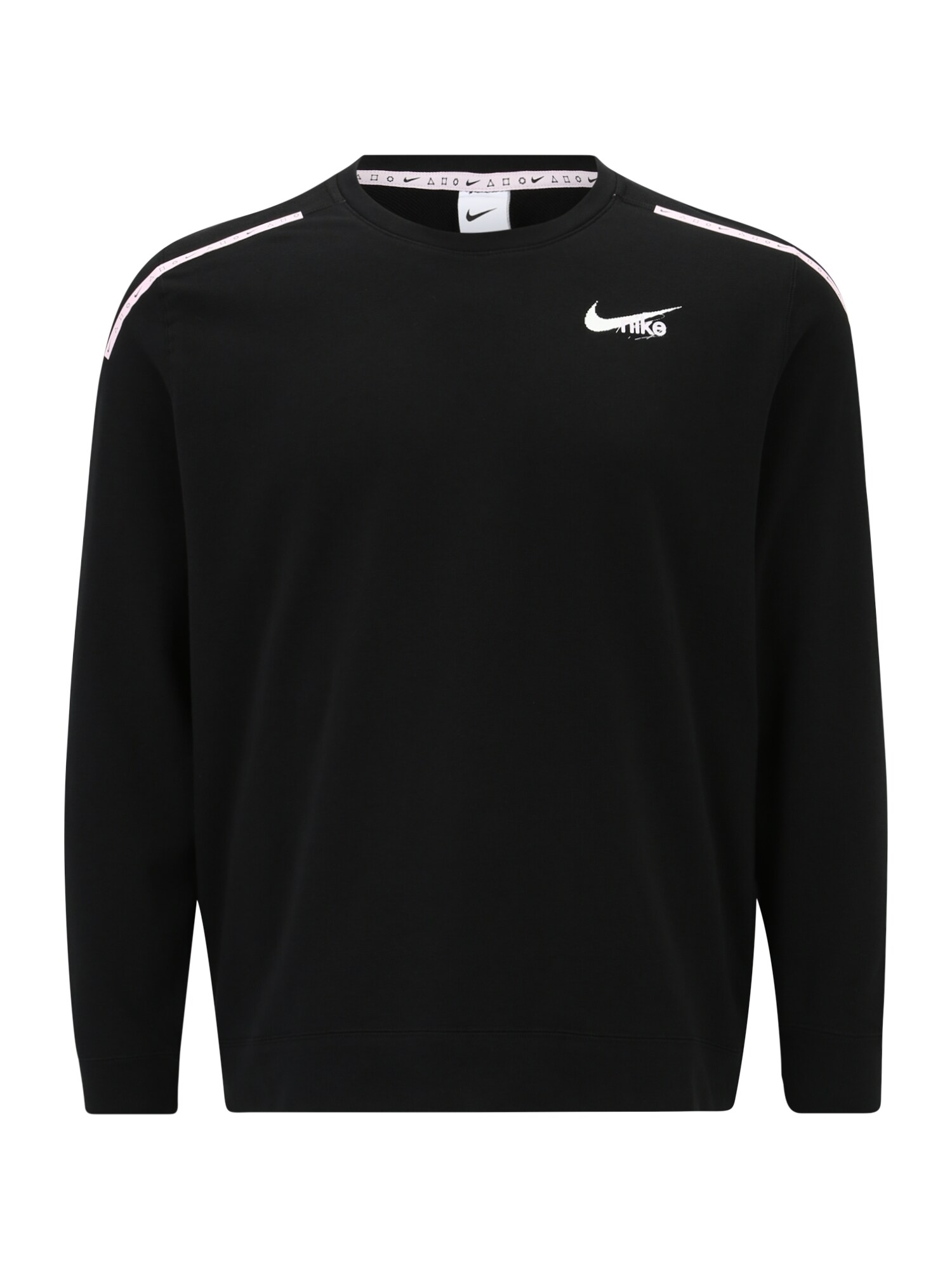 NIKE Sport szabadidős felsők  fekete / fehér