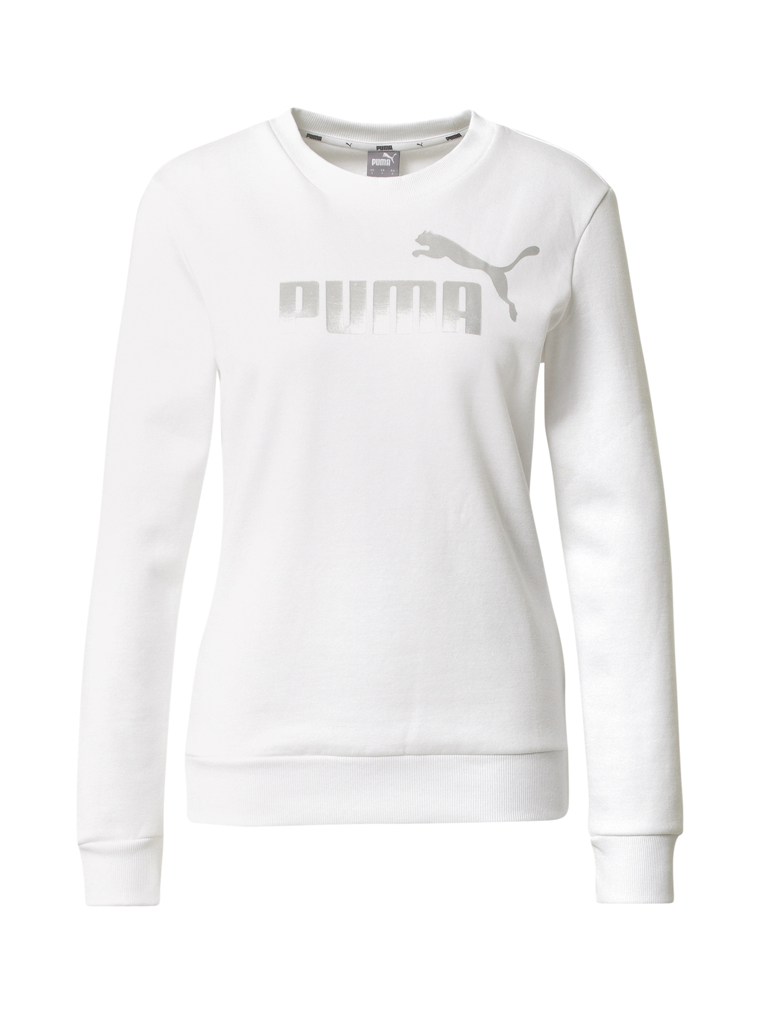 PUMA Sport szabadidős felsők  fehér / ezüst