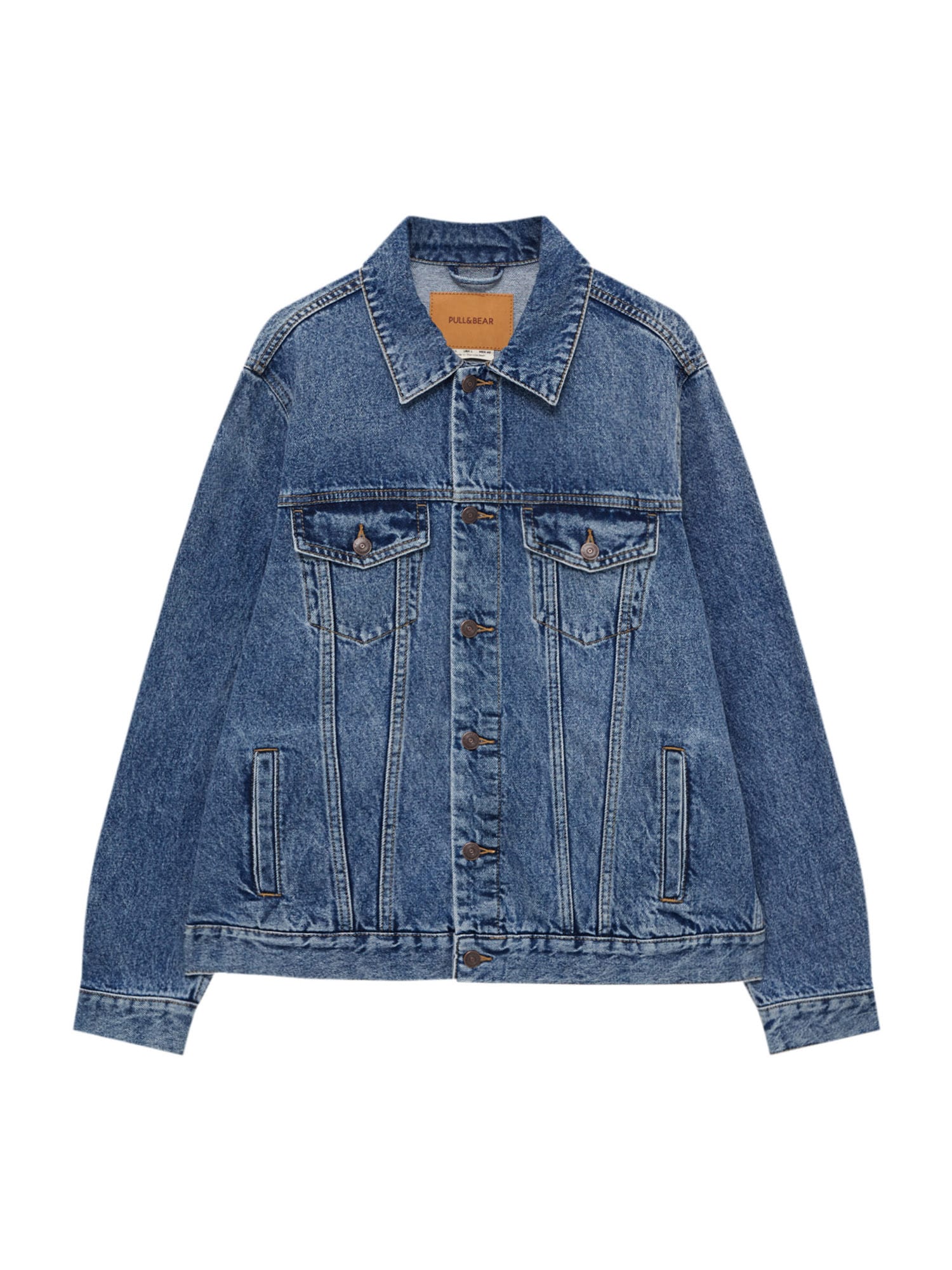 Pull&Bear Átmeneti dzseki  kék farmer