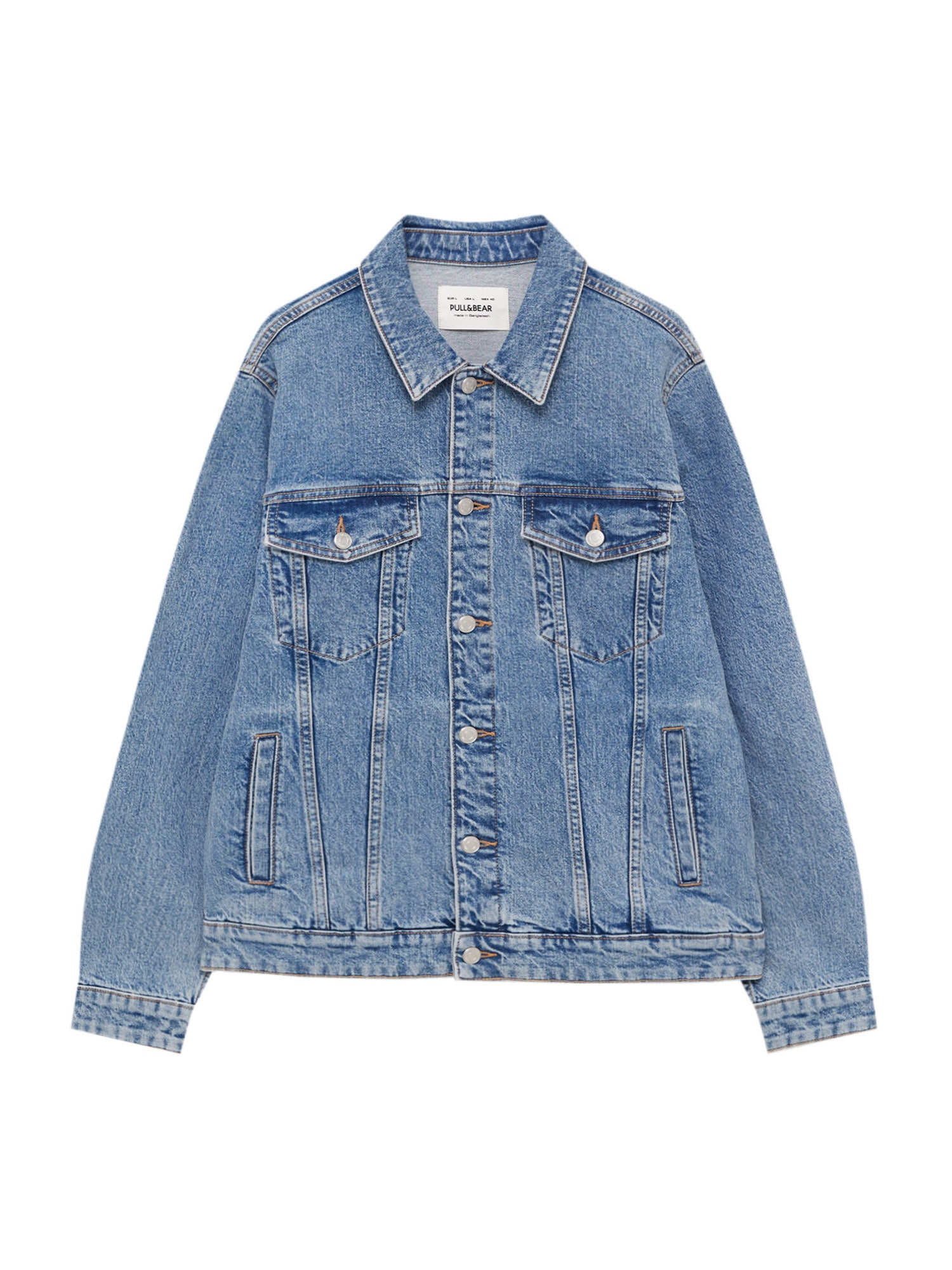 Pull&Bear Átmeneti dzseki  világoskék