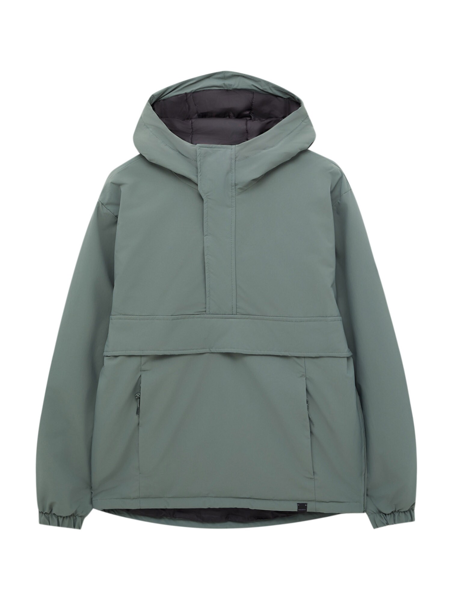 Pull&Bear Átmeneti dzseki  zöld / fekete
