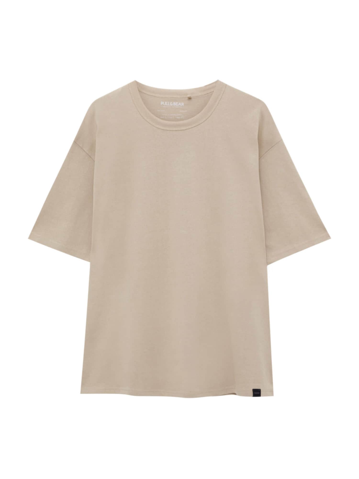 Pull&Bear Póló  teveszín / fekete / fehér