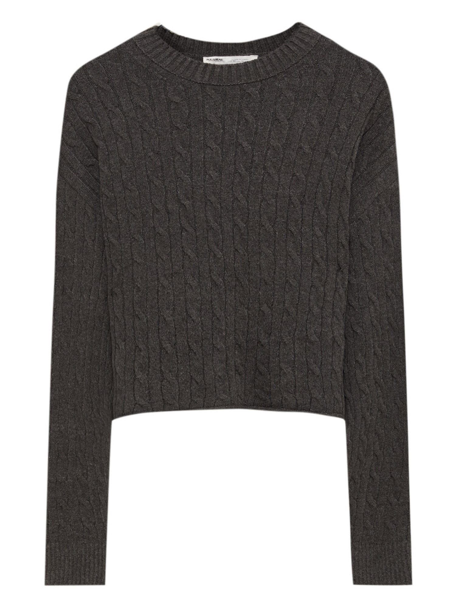Pull&Bear Pulóver  antracit