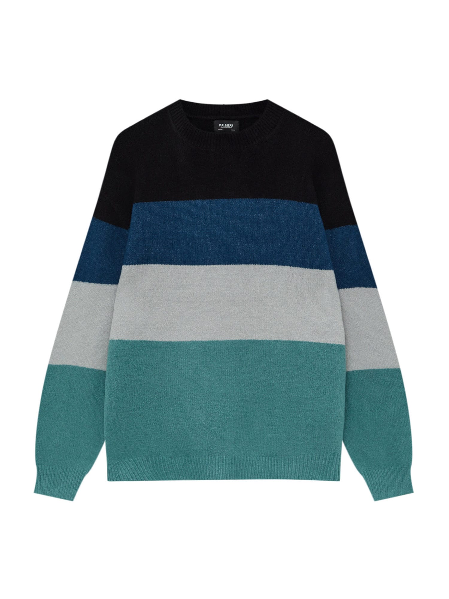 Pull&Bear Pulóver  levendula / jáde / tengerészkék / fekete