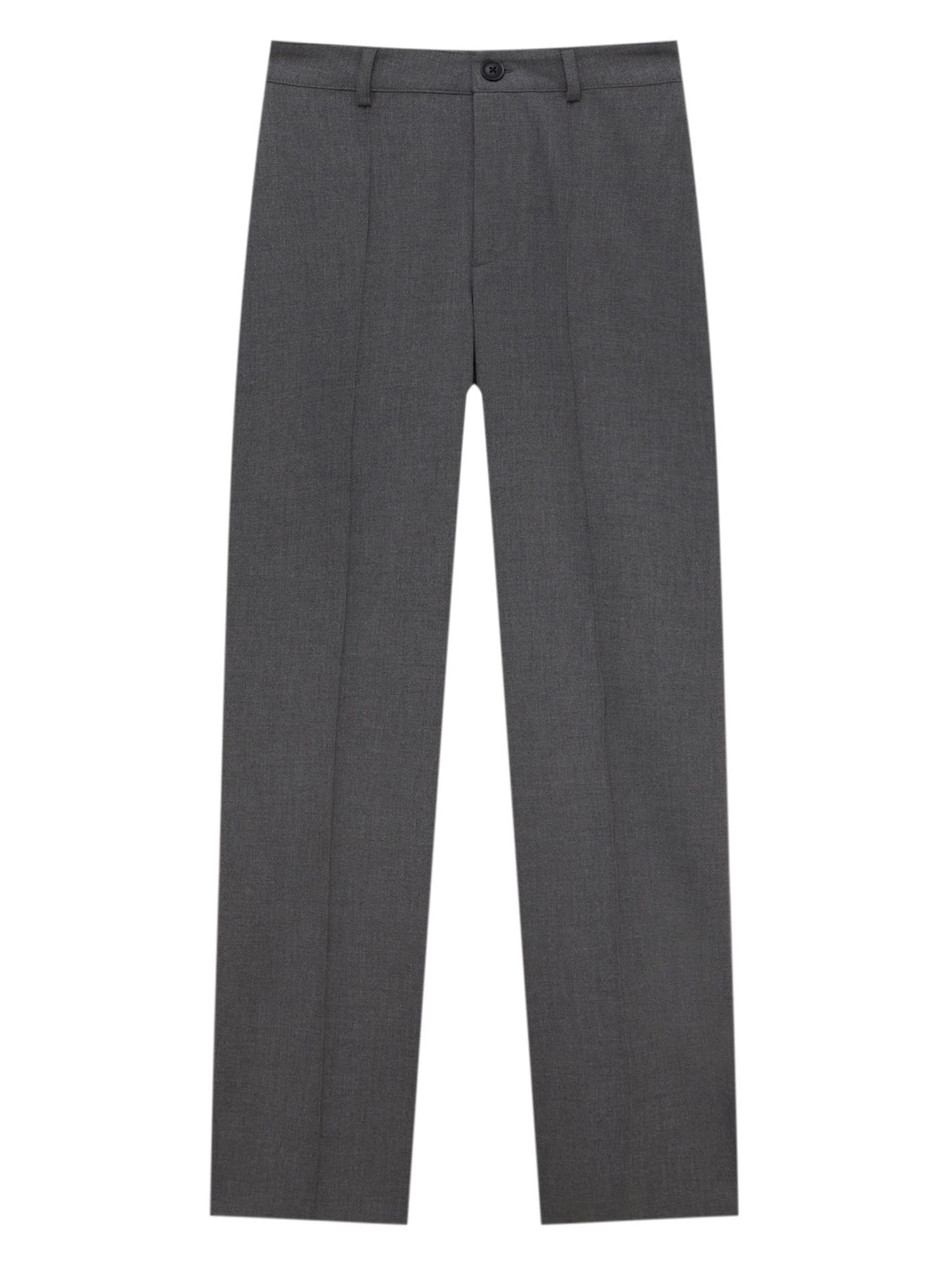 Pull&Bear Ráncos nadrág  sötétszürke