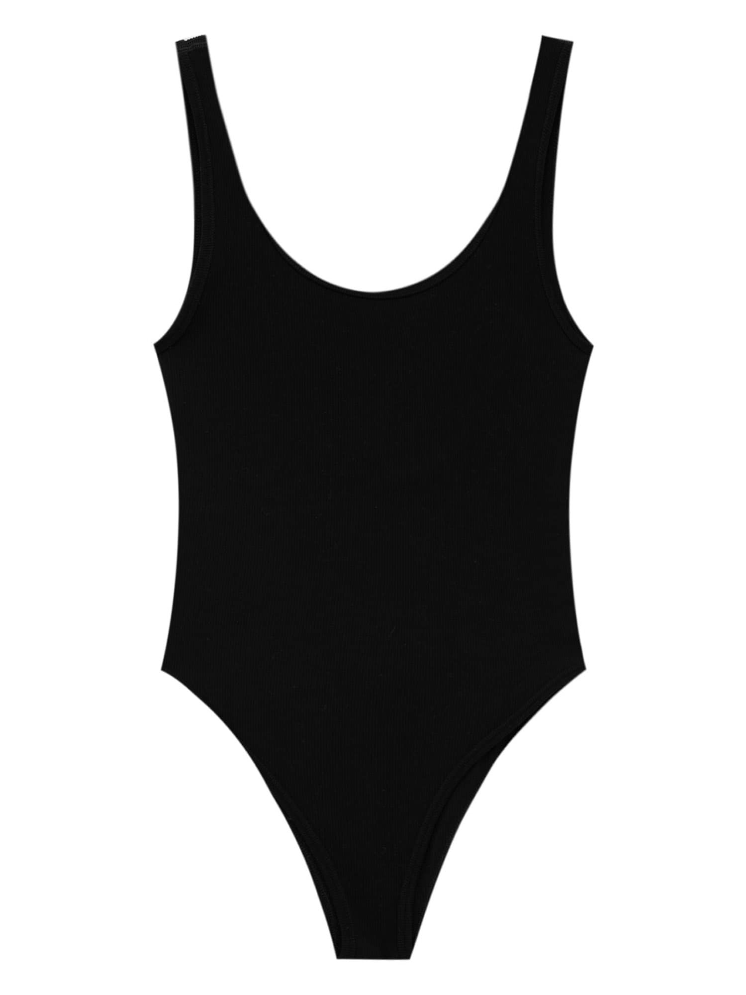 Pull&Bear Rövid body  fekete