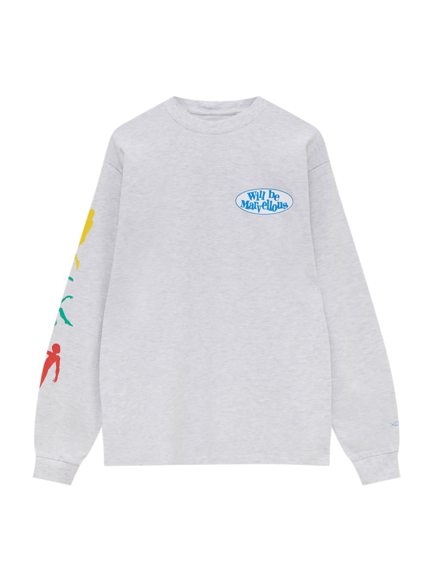 Pull&Bear Tréning póló  szürke melír / vegyes színek