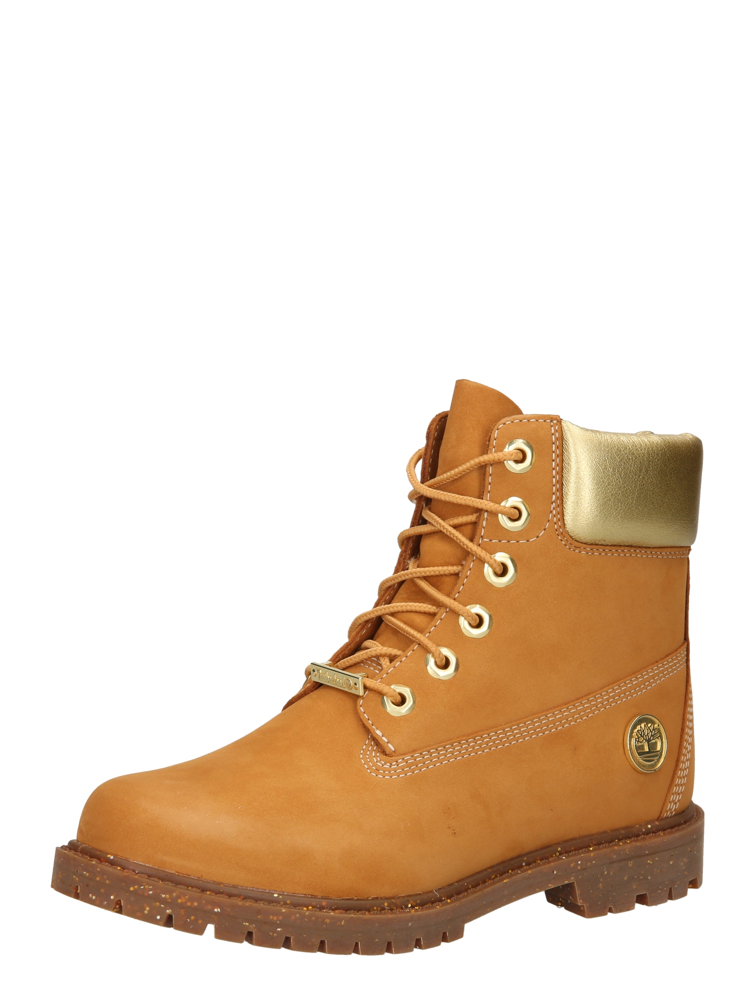 TIMBERLAND Fűzős rövid szárú csizmák  arany / konyak
