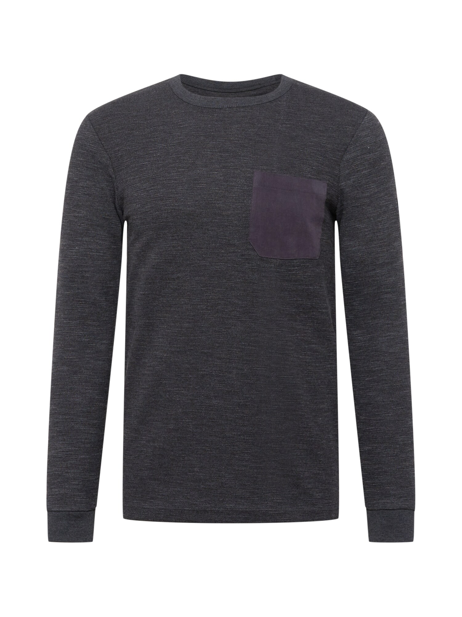 TOM TAILOR DENIM Póló  fehér / antracit