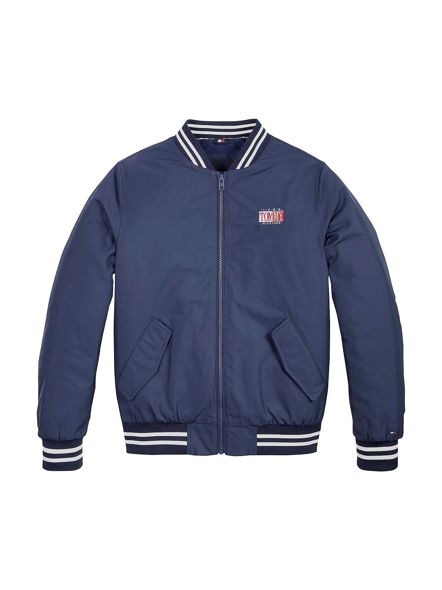 TOMMY HILFIGER Átmeneti dzseki  kék / fehér