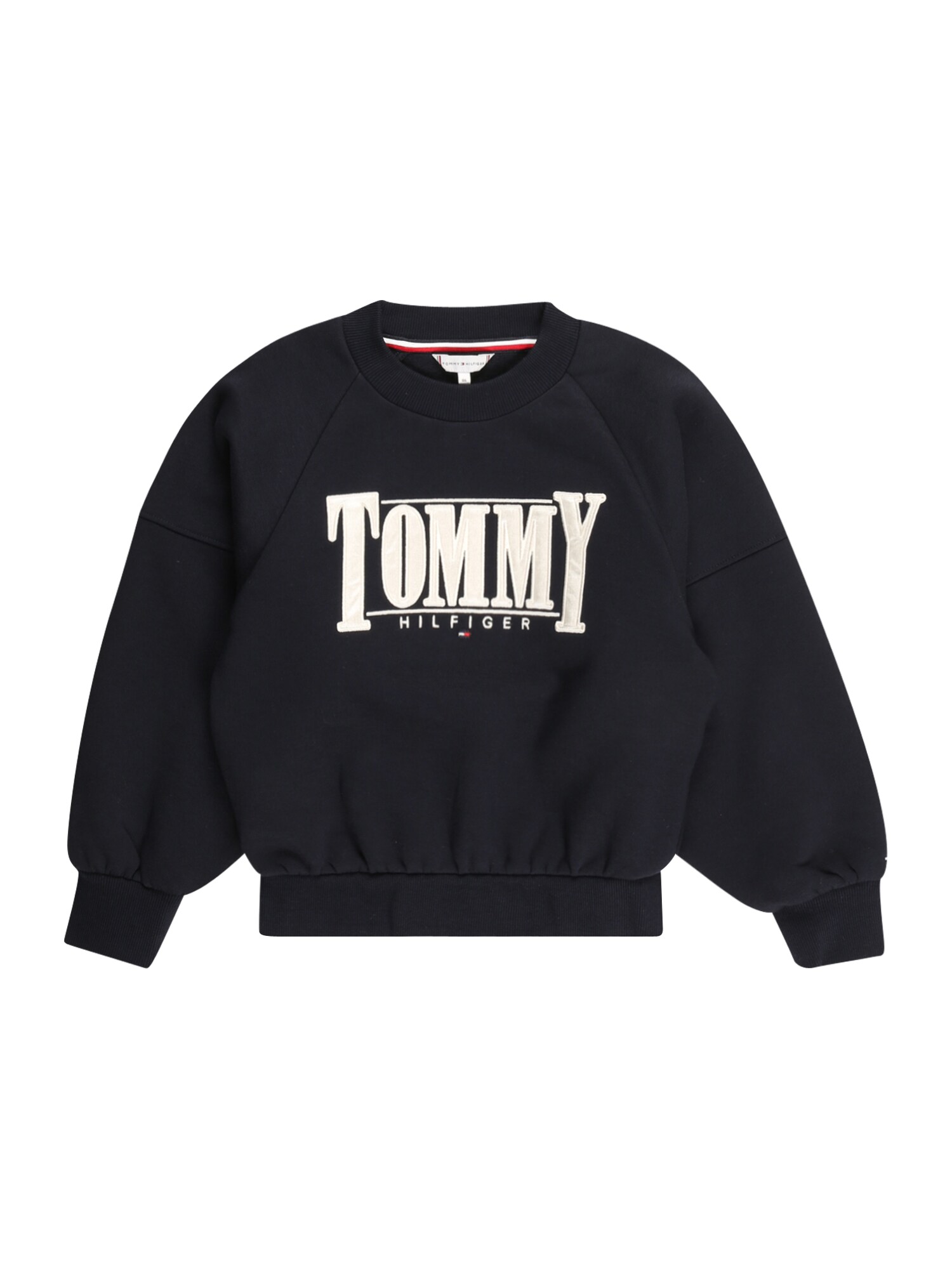TOMMY HILFIGER Tréning póló  éjkék / fehér / gitt / piros