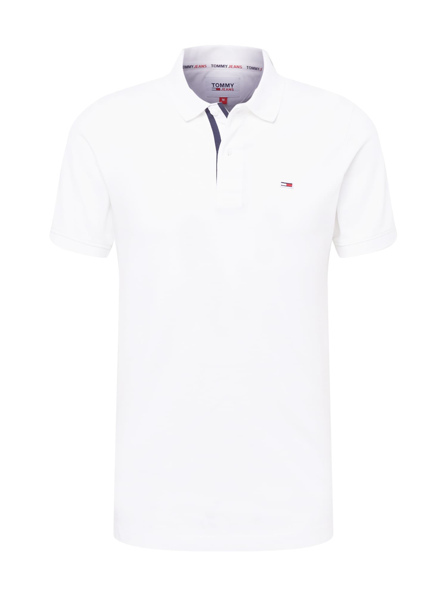 Tommy Jeans Póló  fehér / tengerészkék / piros