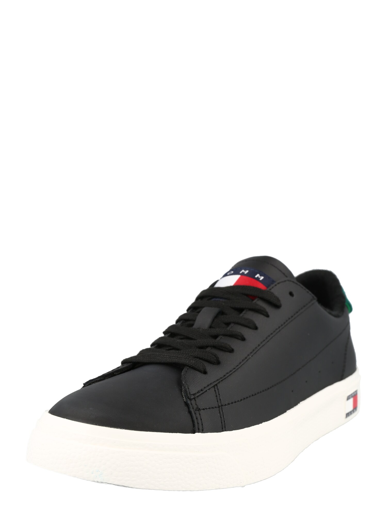 Tommy Jeans Rövid szárú edzőcipők  fekete / zöld / fehér / piros