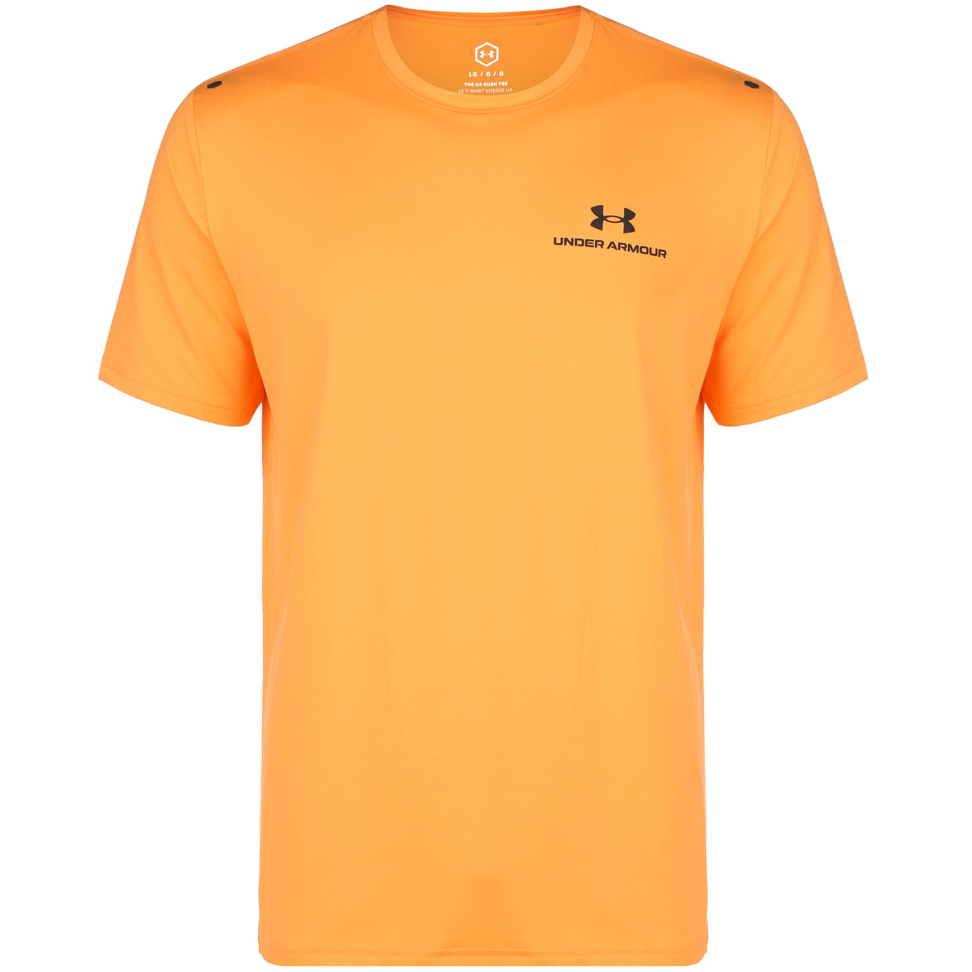 UNDER ARMOUR Funkcionális felső 'RUSH ENERGY'  fekete / aranysárga
