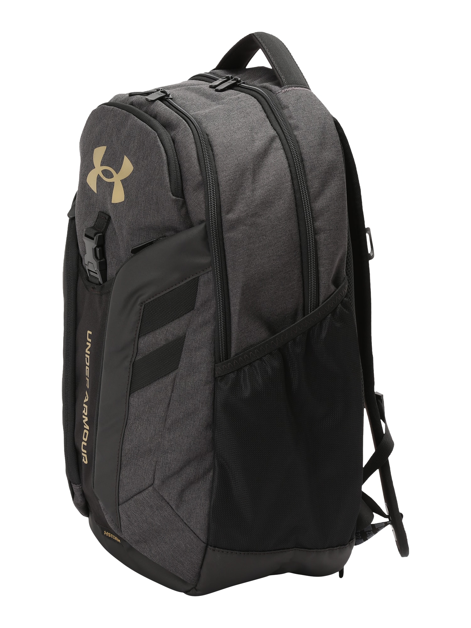 UNDER ARMOUR Sporthátizsákok 'Hustle Pro'  fekete / nád