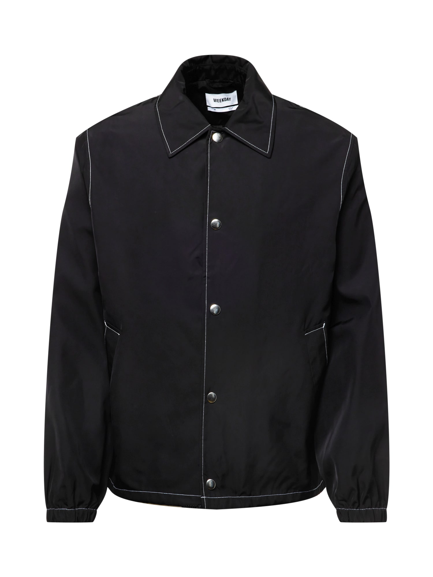 WEEKDAY Átmeneti dzseki 'Lamar'  fekete / fehér