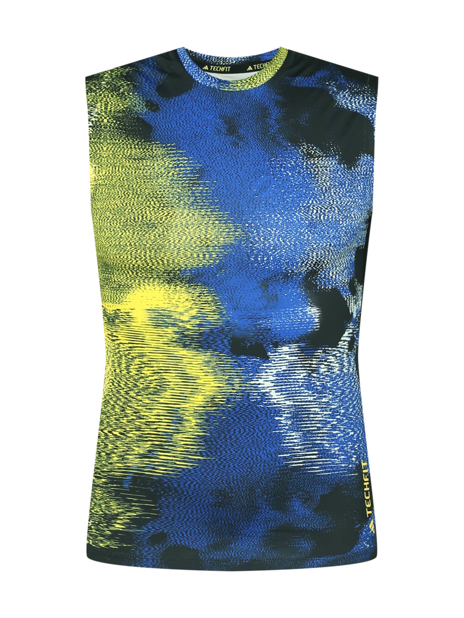 ADIDAS PERFORMANCE Funkcionális felső  sárga / kék / fekete