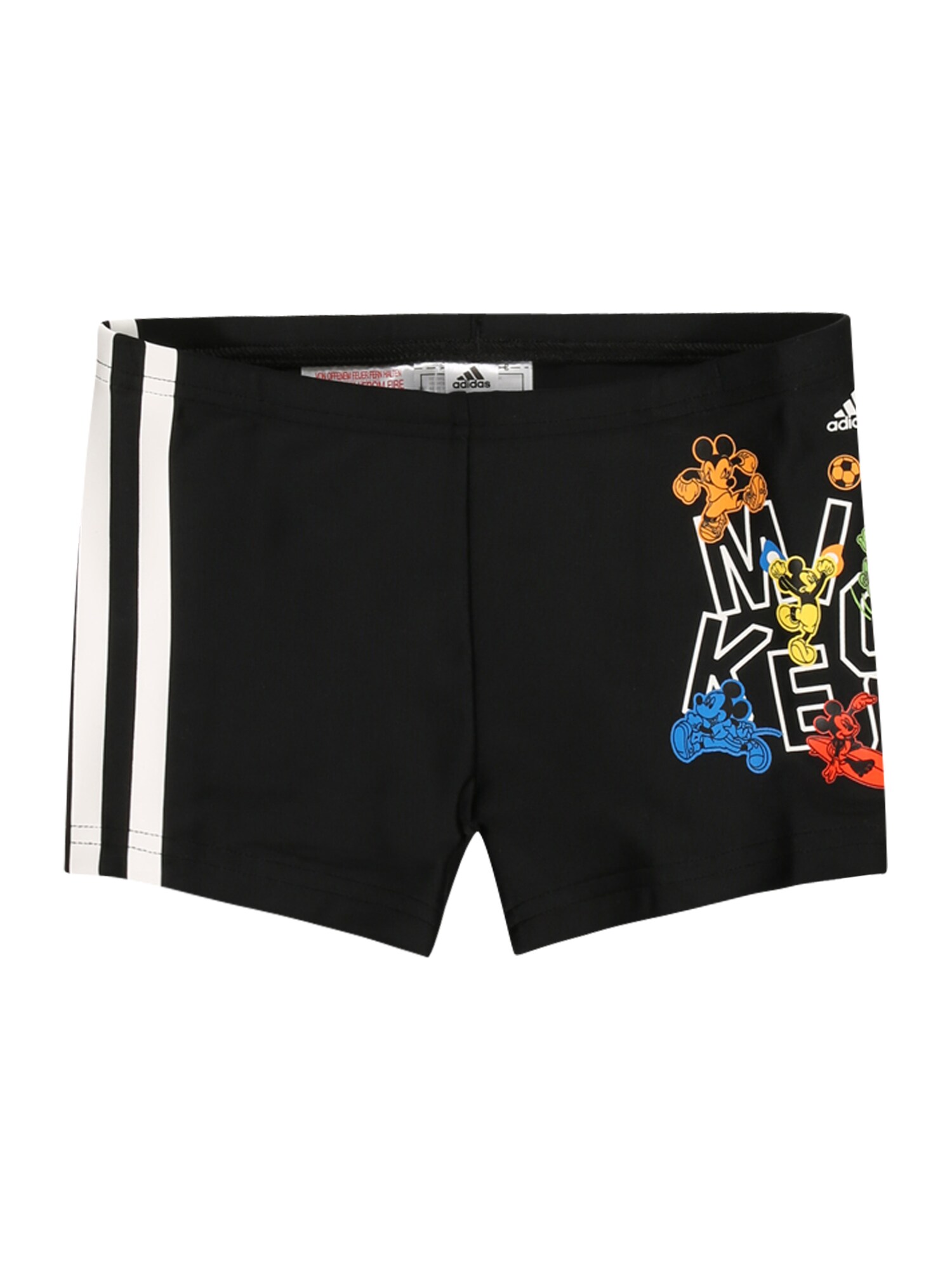 ADIDAS PERFORMANCE Sport fürdőruhadivat 'MICKEY BRIEF'  fekete / fehér / sötétkék / zöld