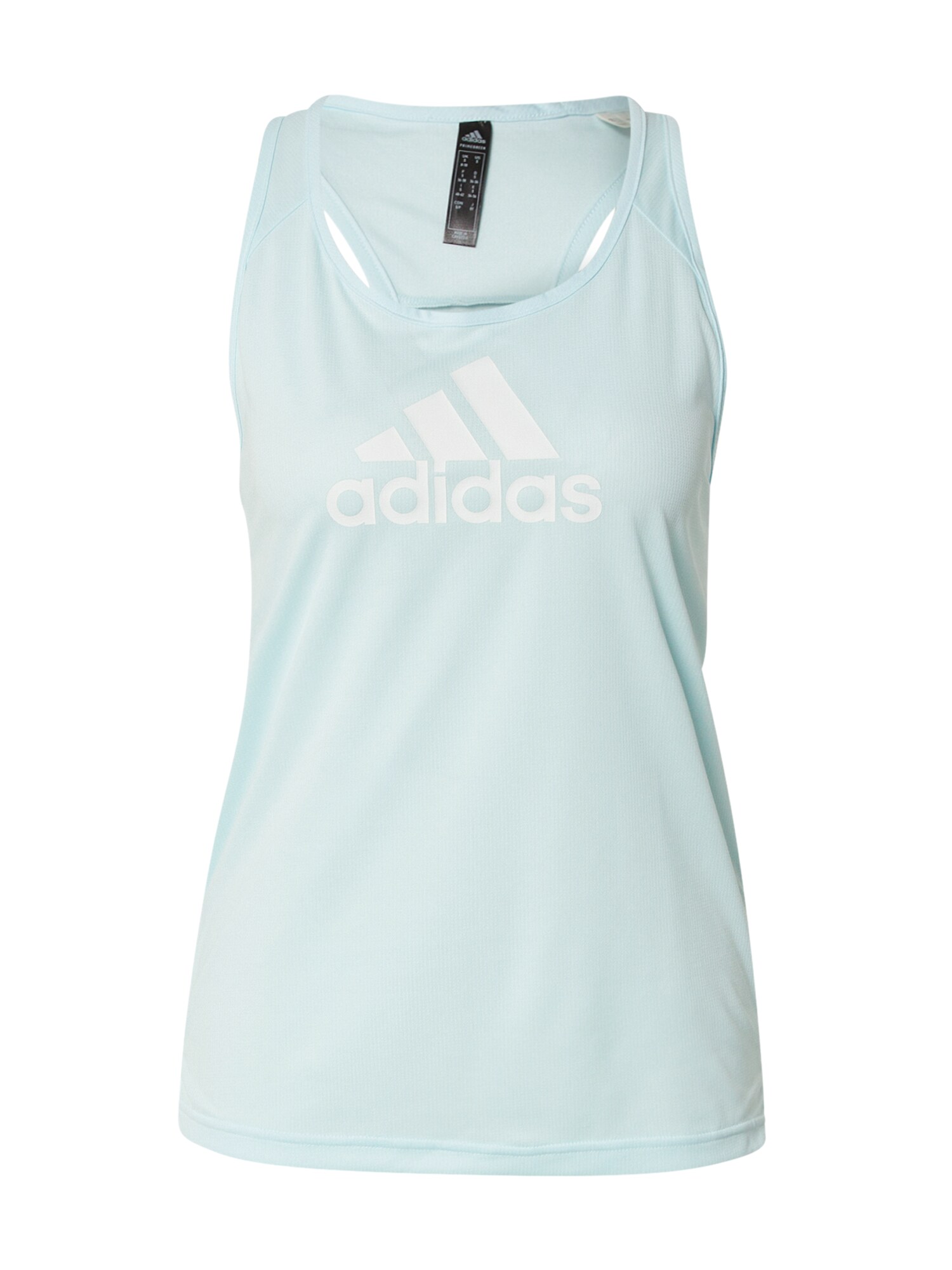 ADIDAS PERFORMANCE Sport top  világoskék / fehér