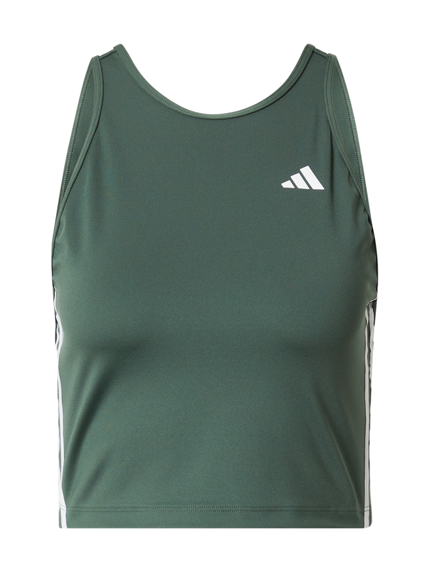 ADIDAS PERFORMANCE Sport top  zöld / fehér