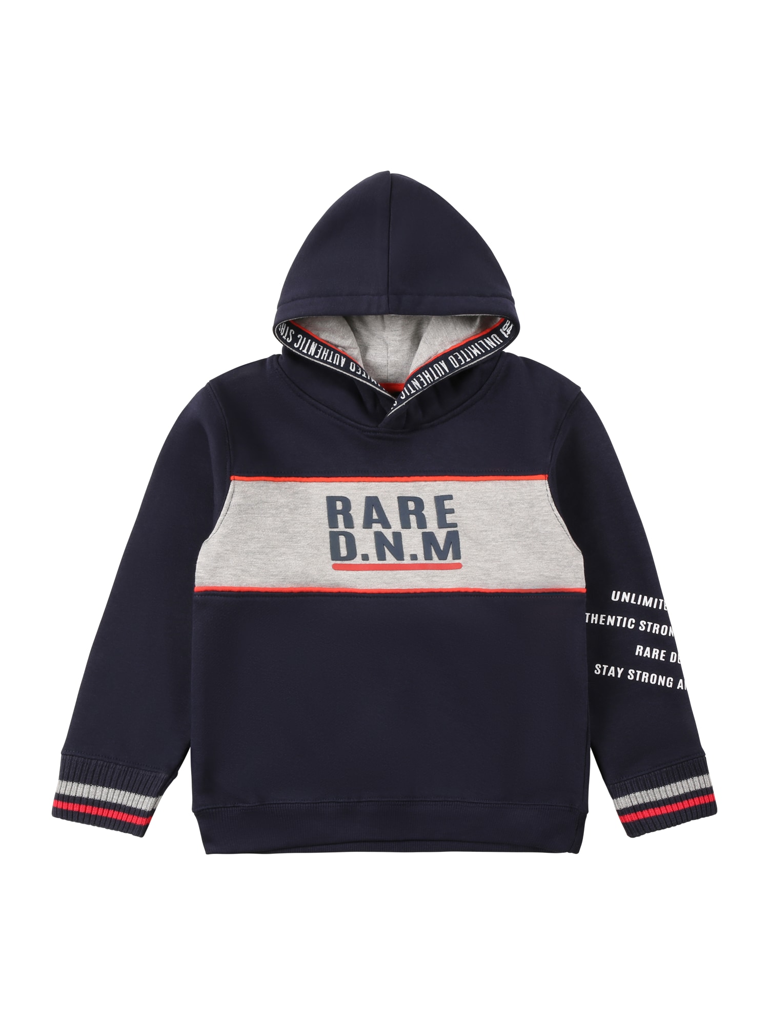 BLUE SEVEN Tréning póló  sötétkék / világosszürke / piros / fehér