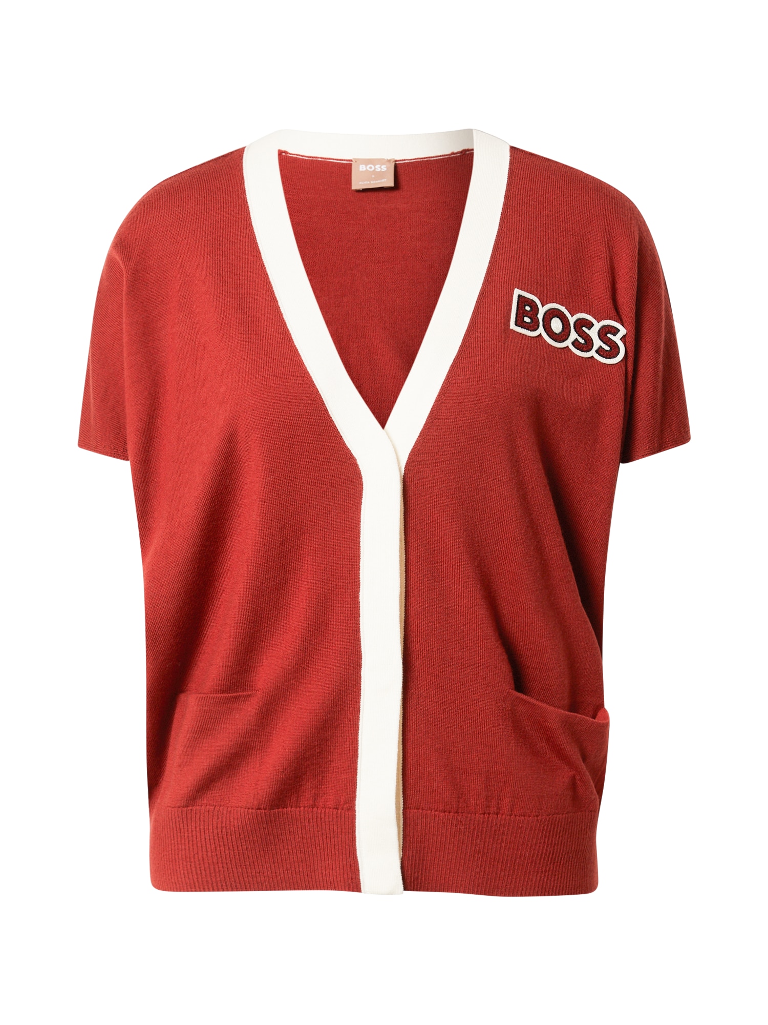 BOSS Orange Kardigán 'Fabulas'  rozsdavörös