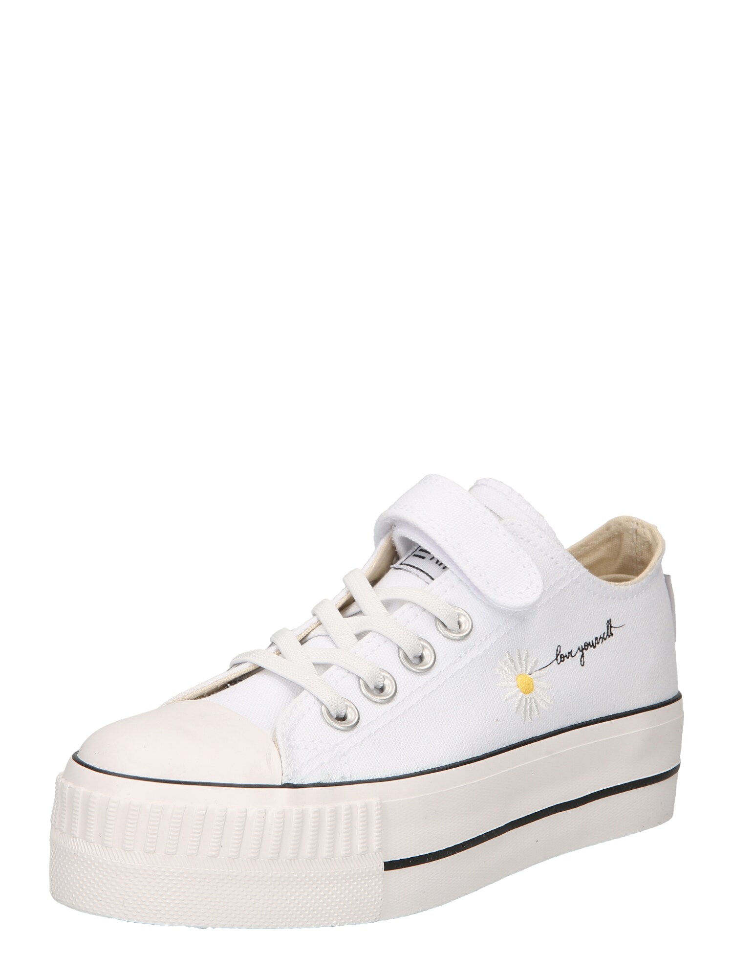 BRITISH KNIGHTS Sportcipő 'KAYA'  fehér / fekete / limone