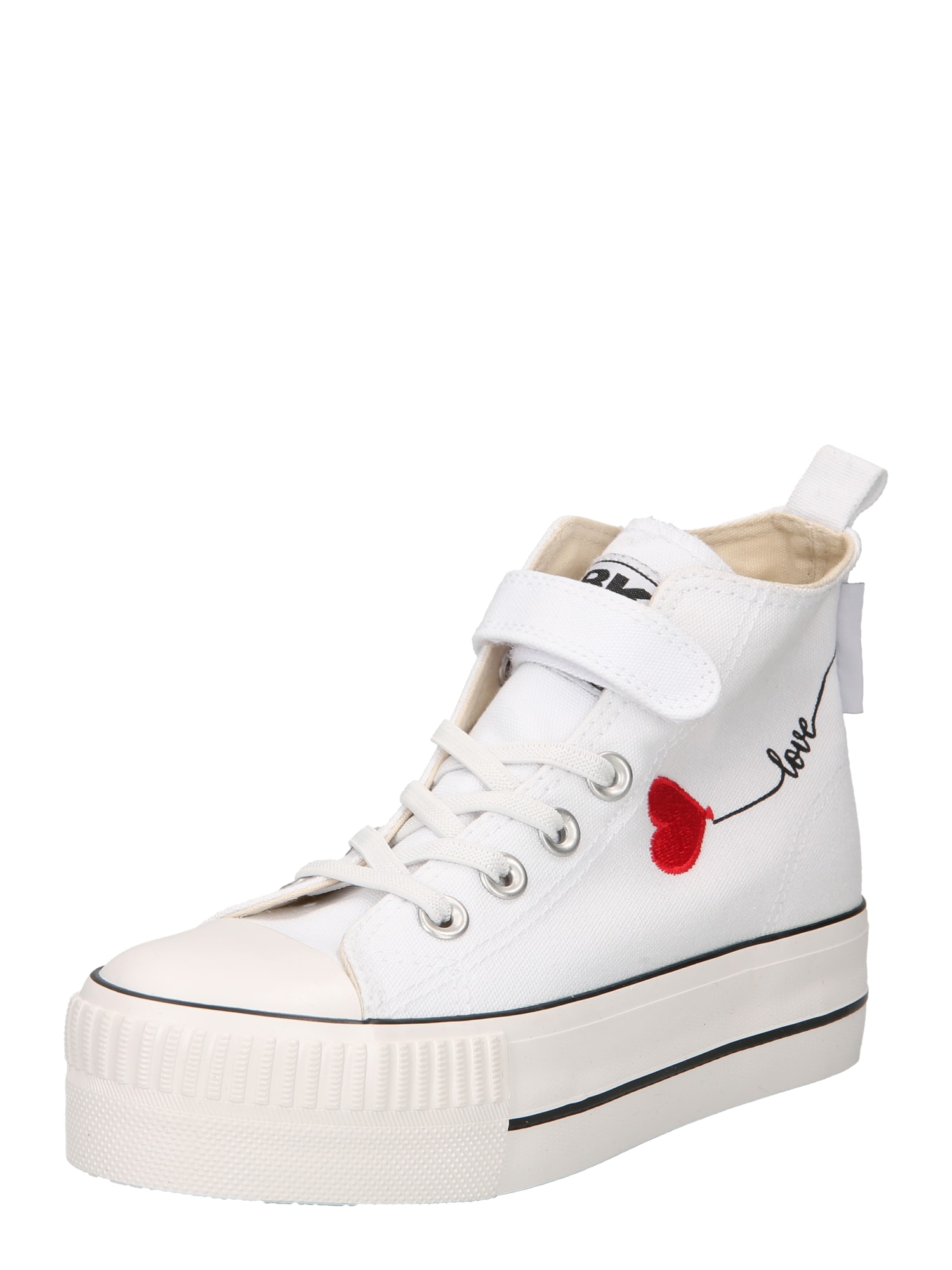 BRITISH KNIGHTS Sportcipő 'KAYA'  fehér / piros / fekete