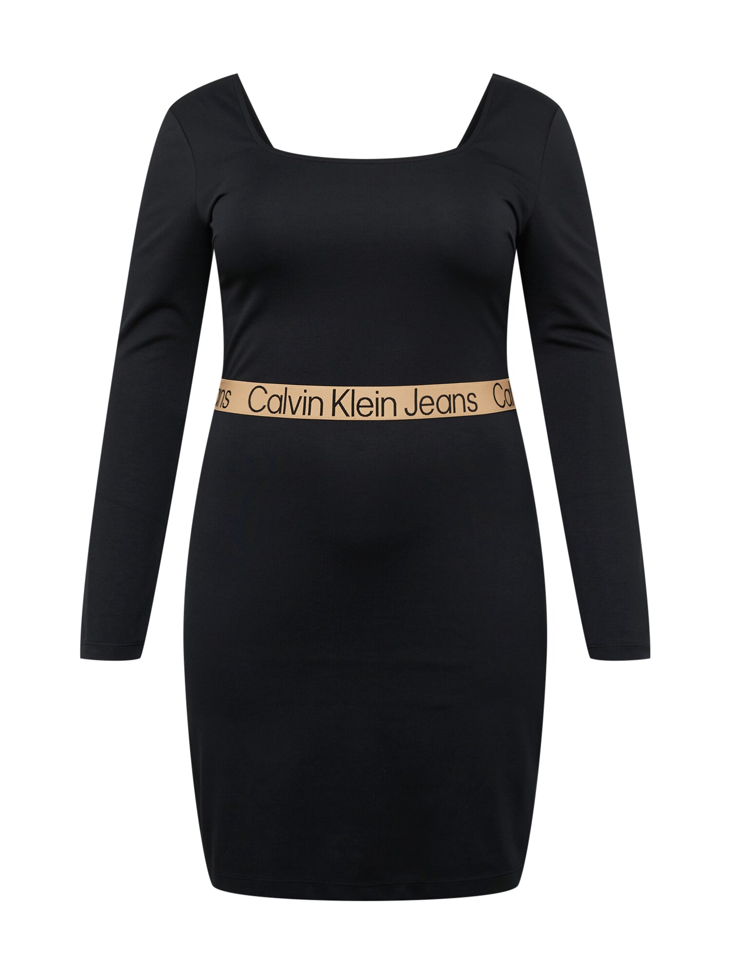 Calvin Klein Jeans Curve Ruha 'MILANO'  fekete / homok