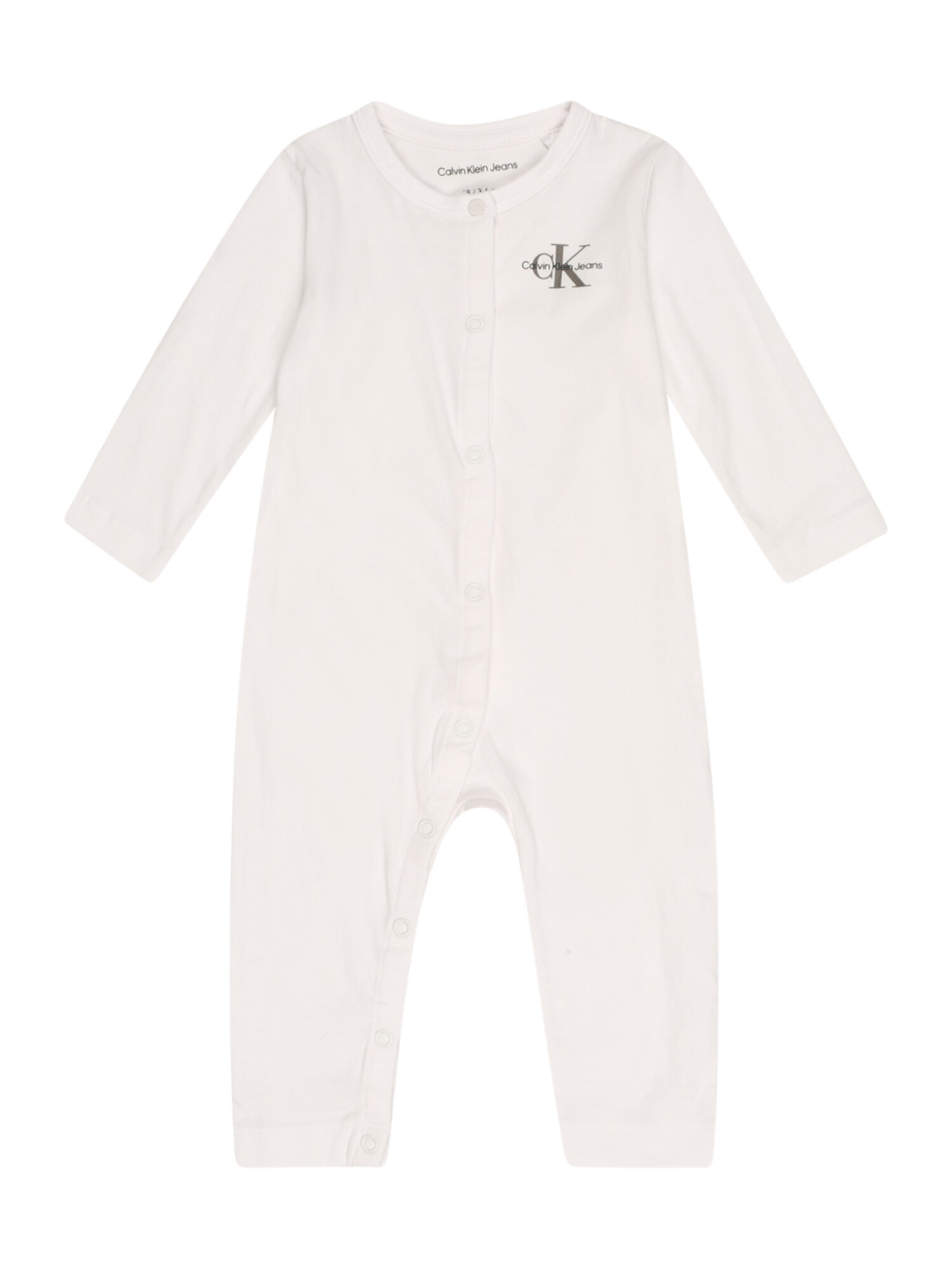 Calvin Klein Jeans Kezeslábasok  fehér / sötétszürke / fekete