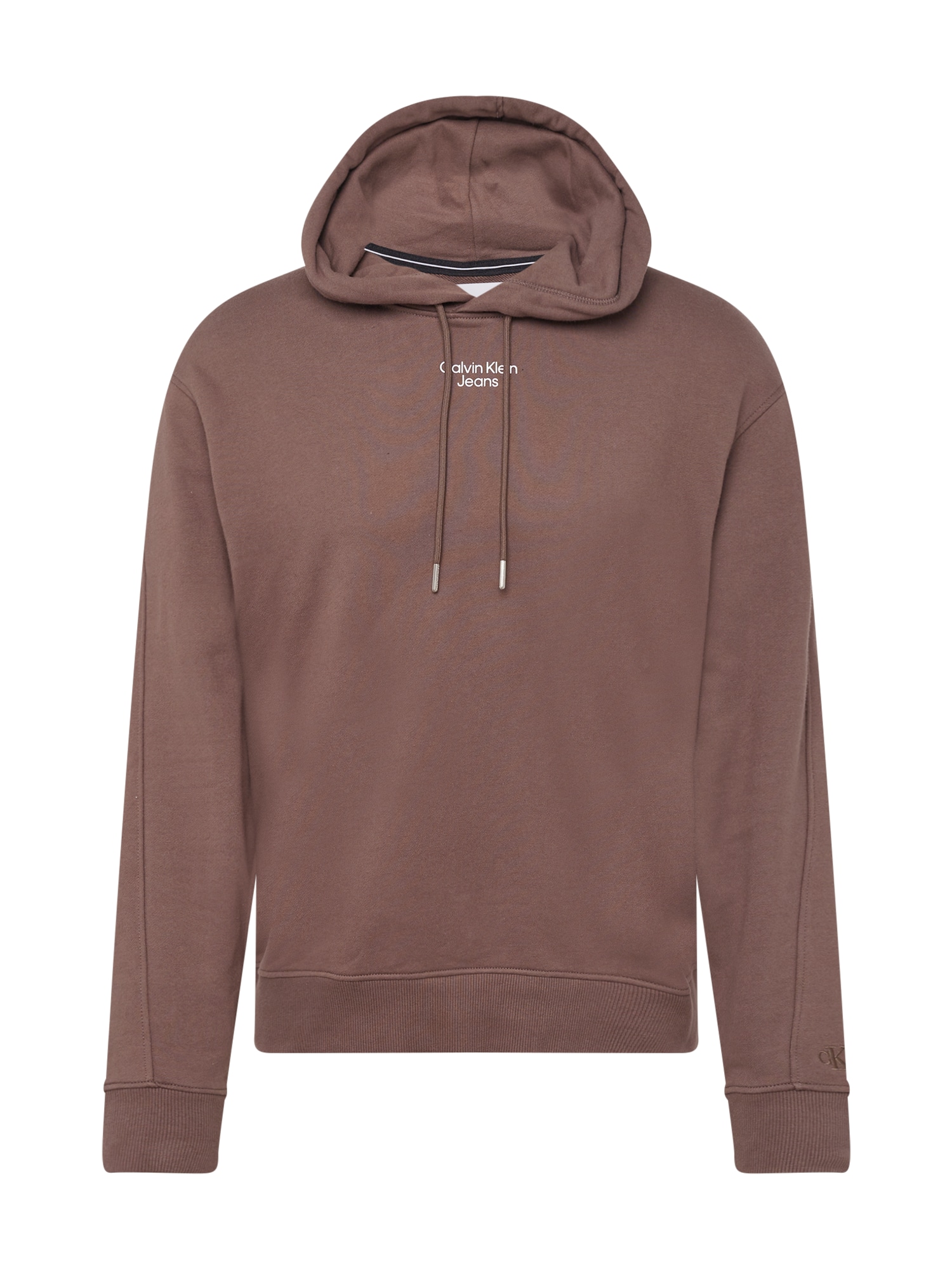 Calvin Klein Jeans Tréning póló  barna / fehér