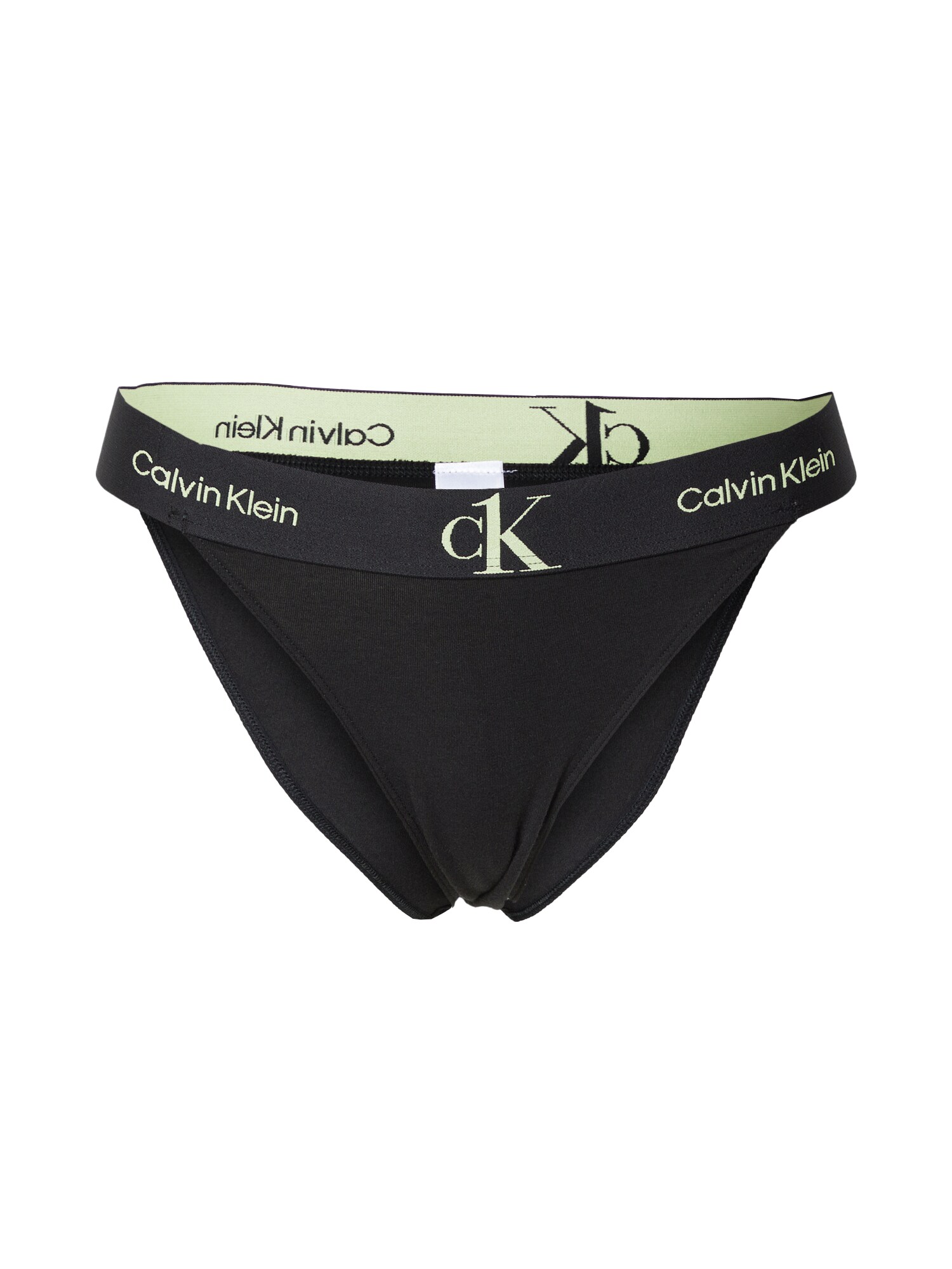 Calvin Klein Underwear Slip  fekete / világoszöld