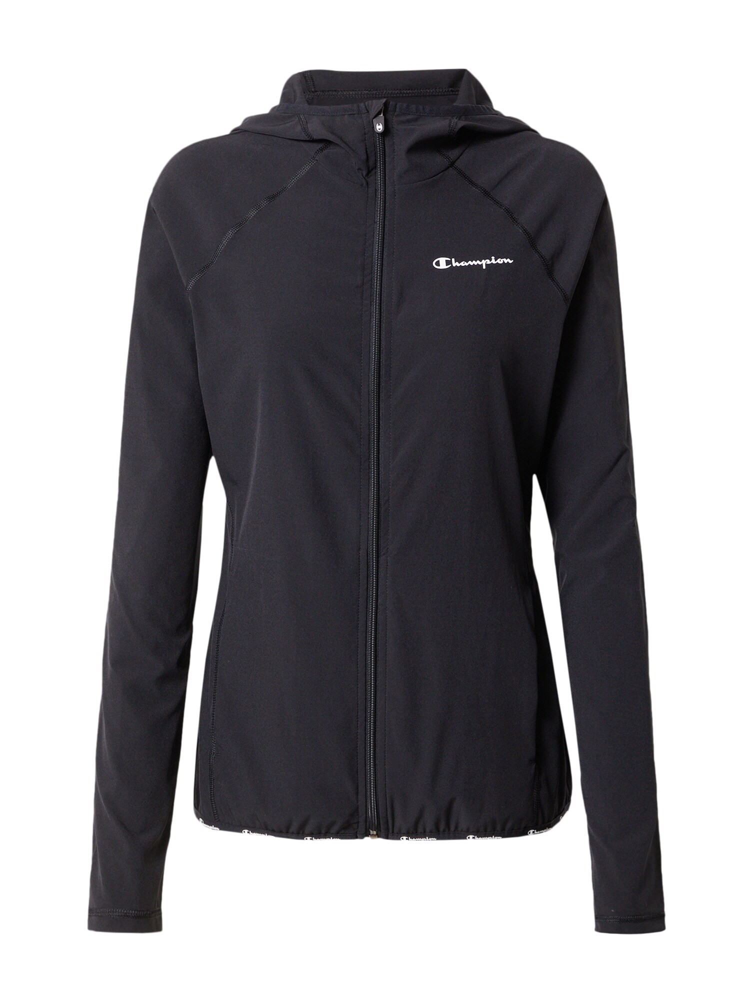 Champion Authentic Athletic Apparel Sport szabadidős dzsekik  fekete / fehér