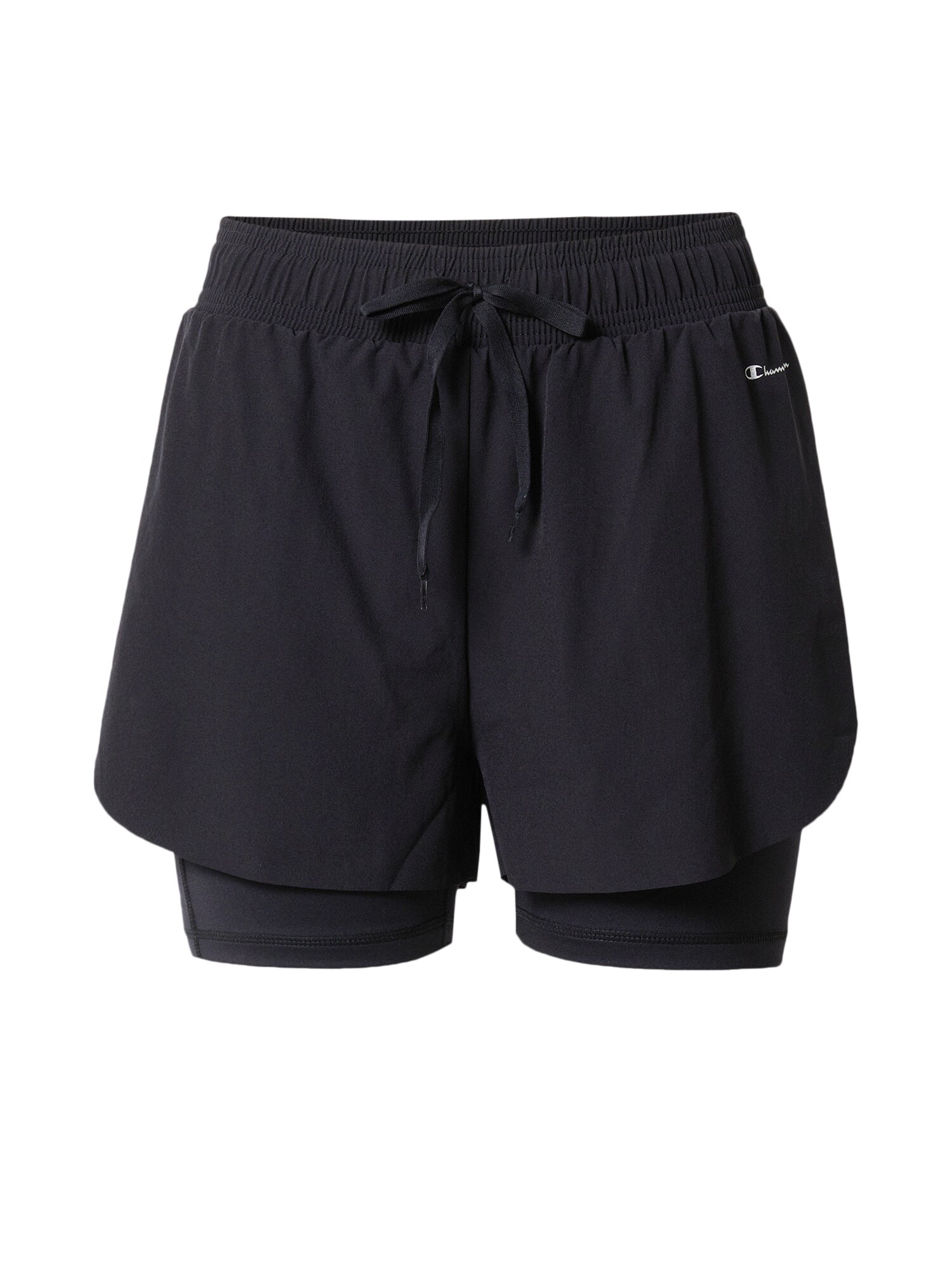 Champion Authentic Athletic Apparel Sportnadrágok  fekete / fehér