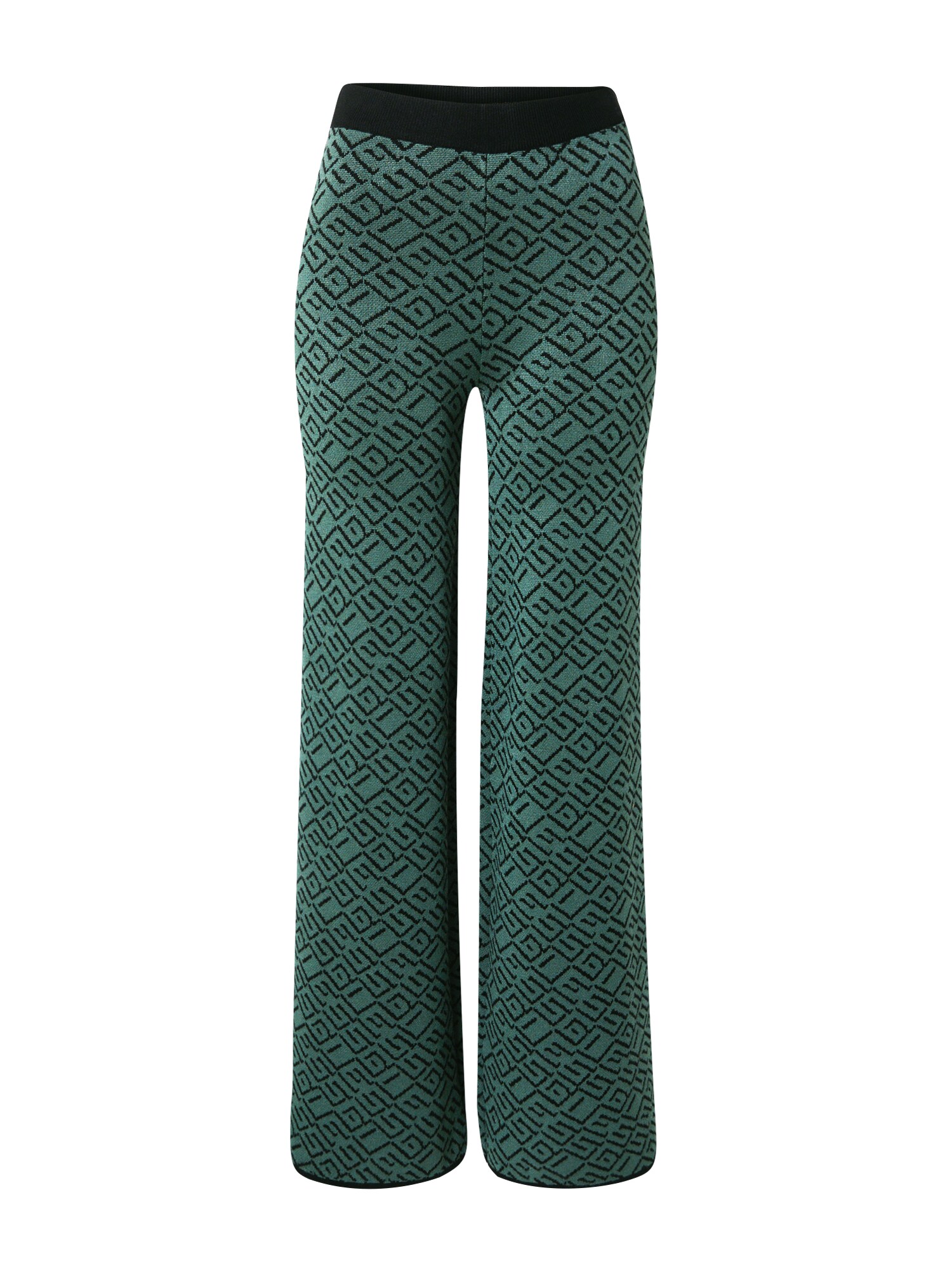 GUESS Nadrág  sötétzöld / fekete