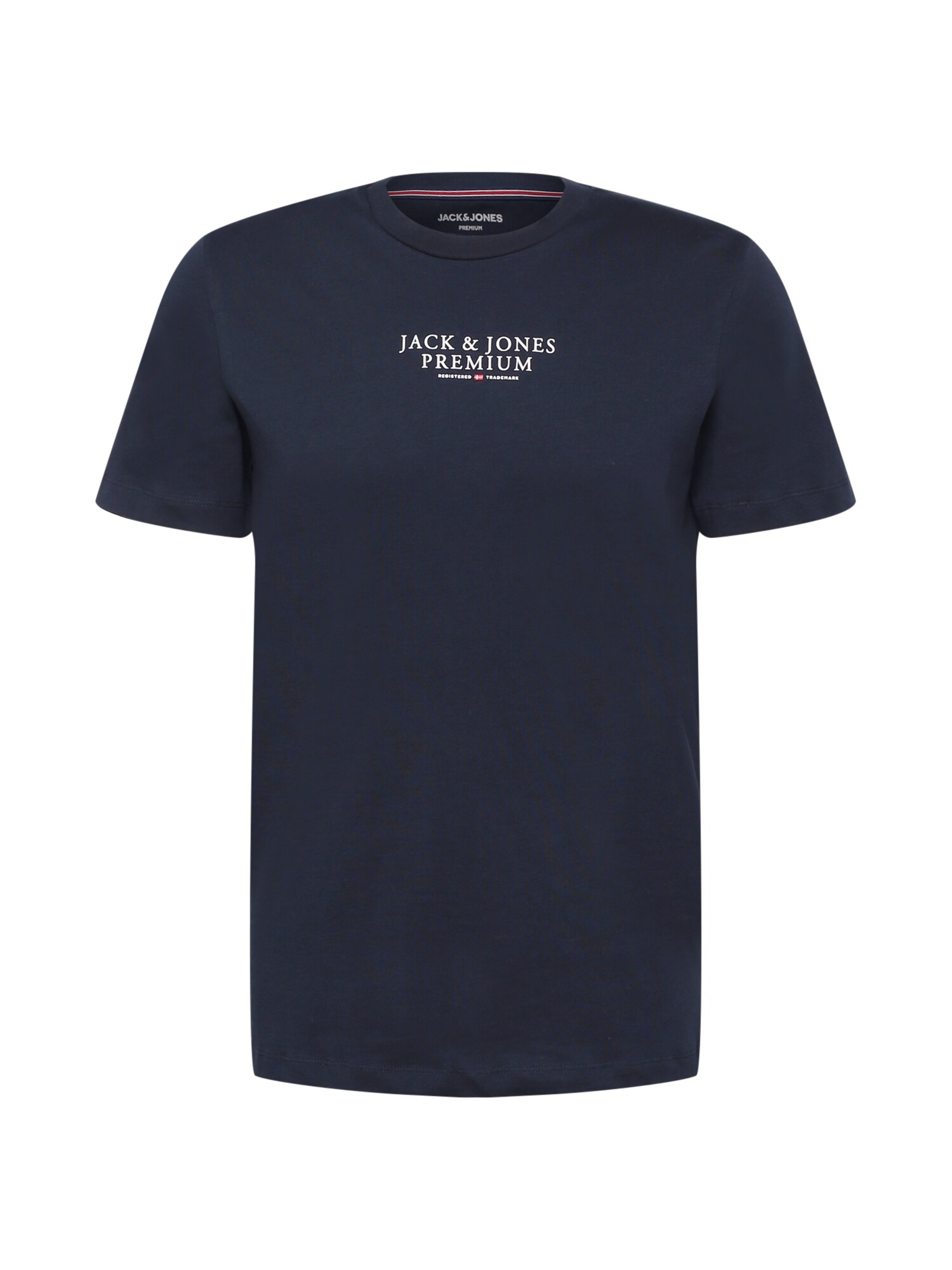 JACK & JONES Póló 'ARCHIE'  sötétkék / fehér / piros