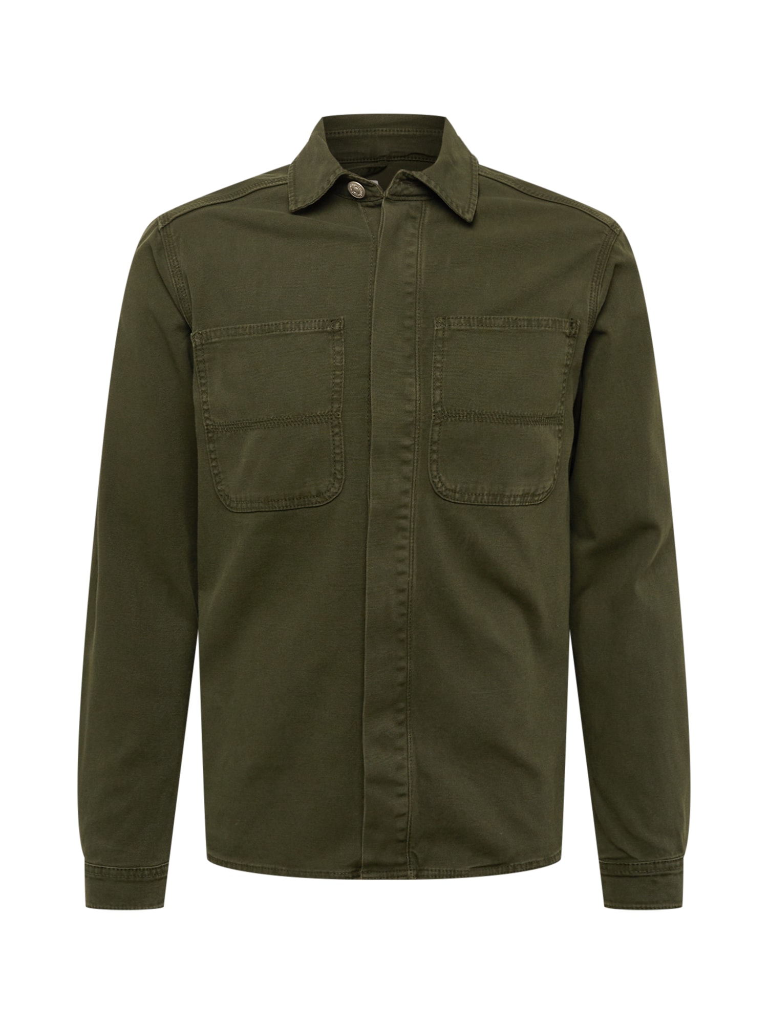 KnowledgeCotton Apparel Ing  sötétzöld