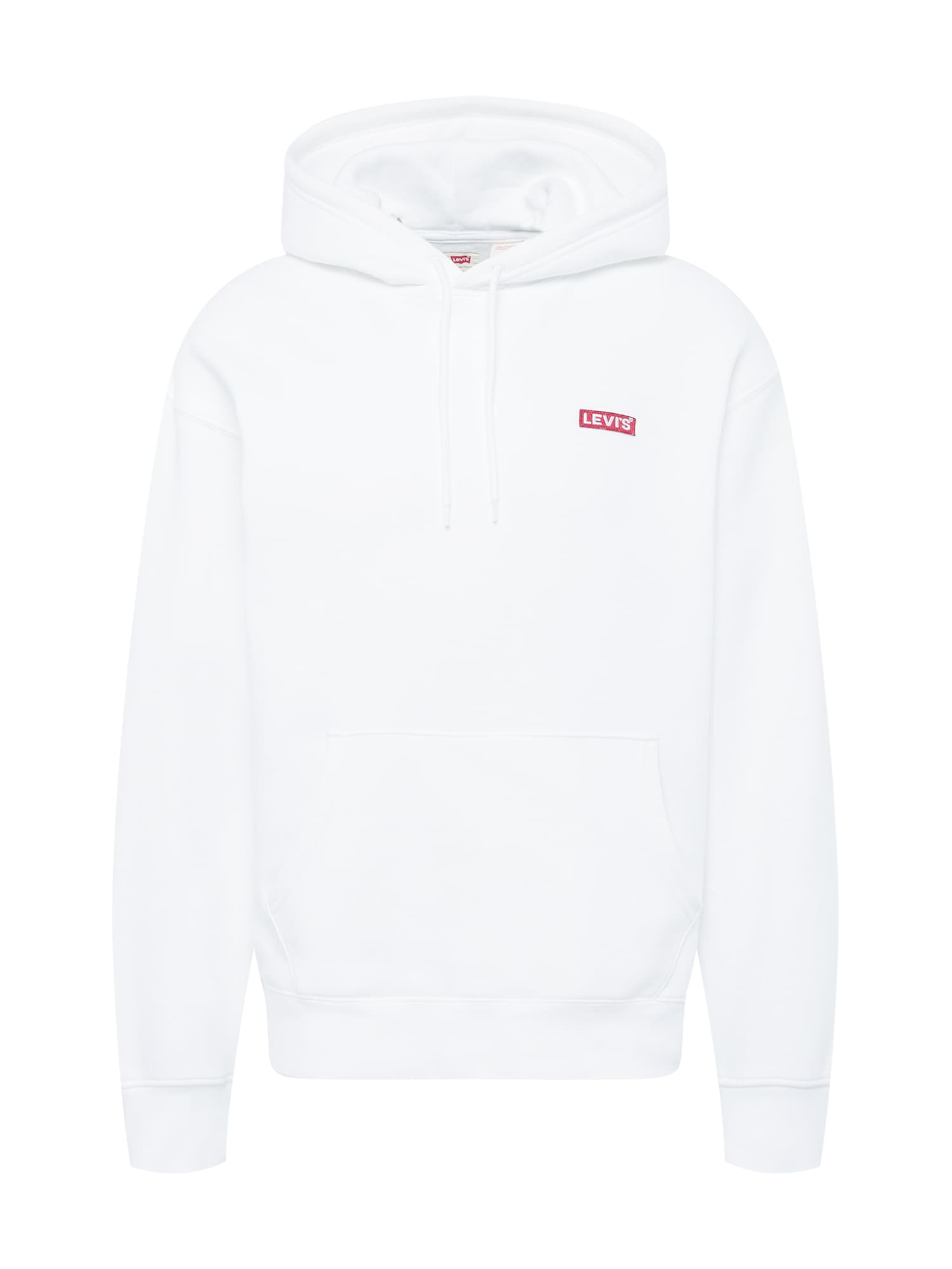 LEVI'S Tréning póló  fehér / piros