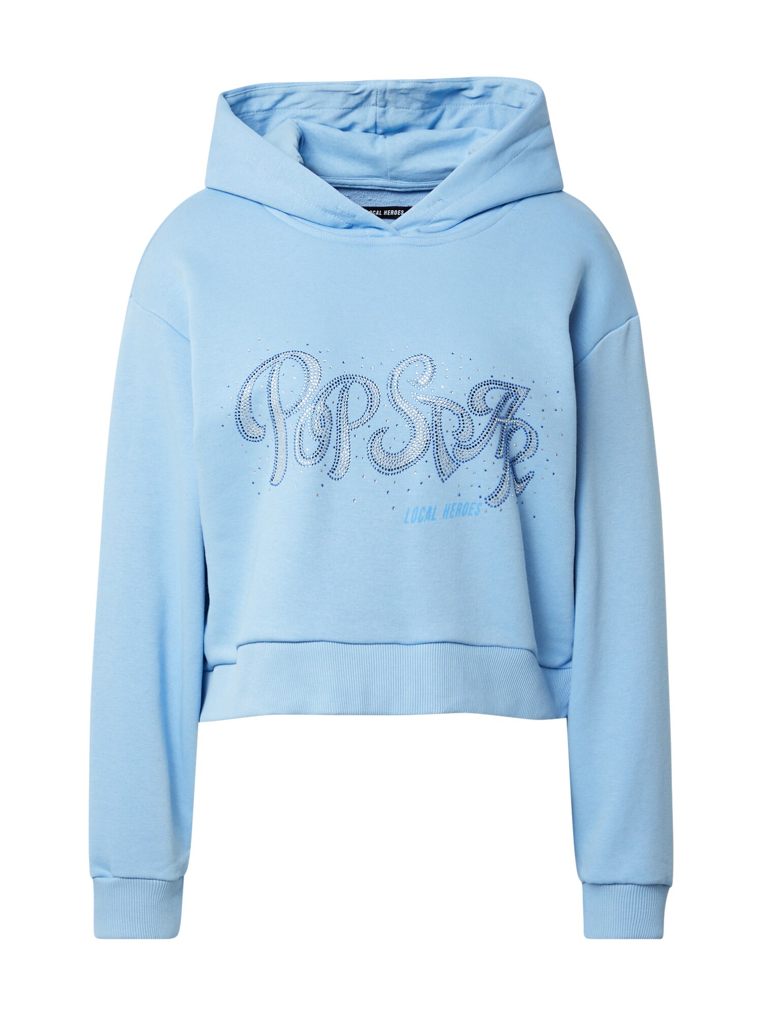 LOCAL HEROES Tréning póló 'POPSTAR'  kék / ezüst