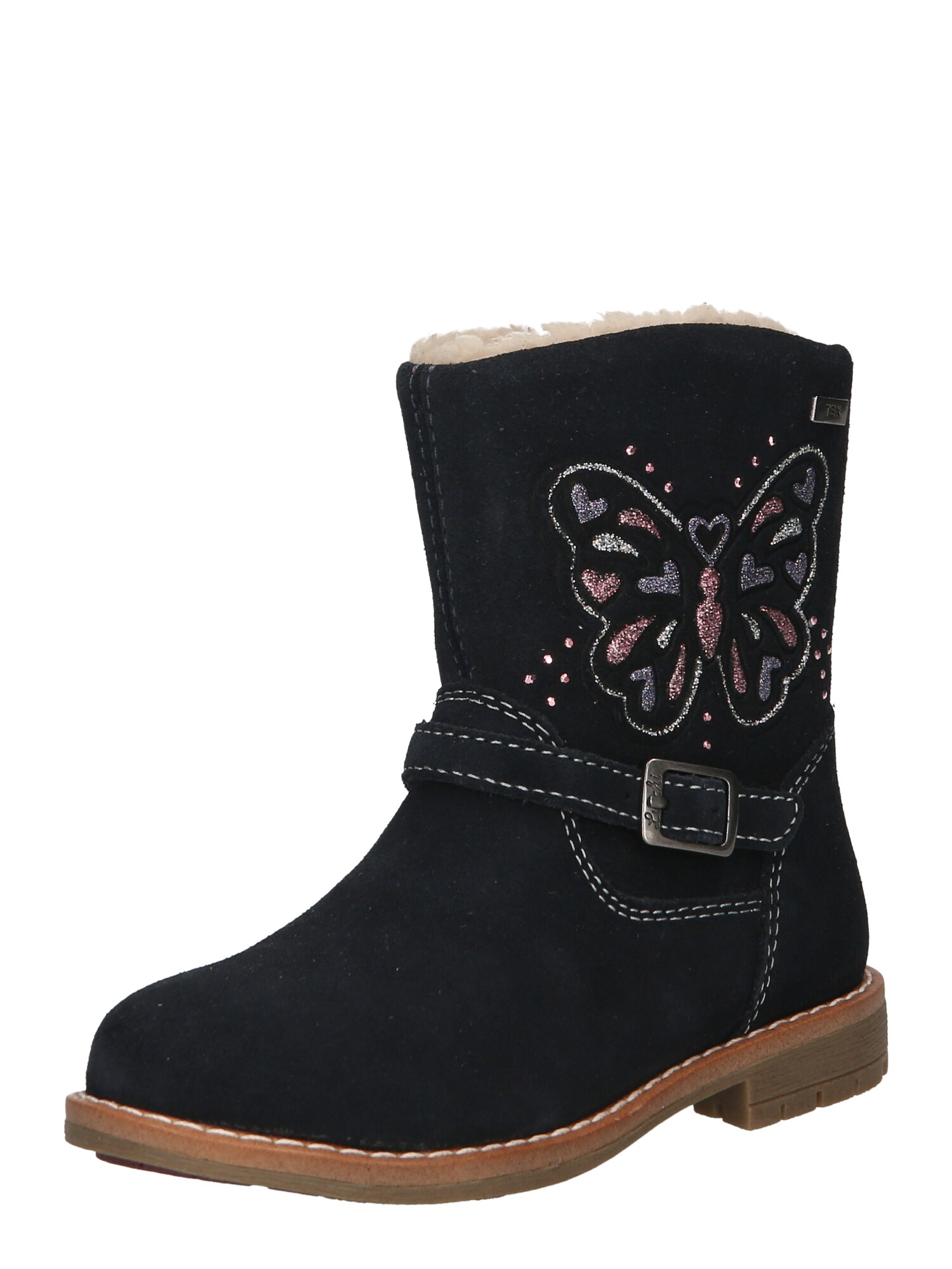 LURCHI Csizma  fekete / kék / rózsaszín / ezüst