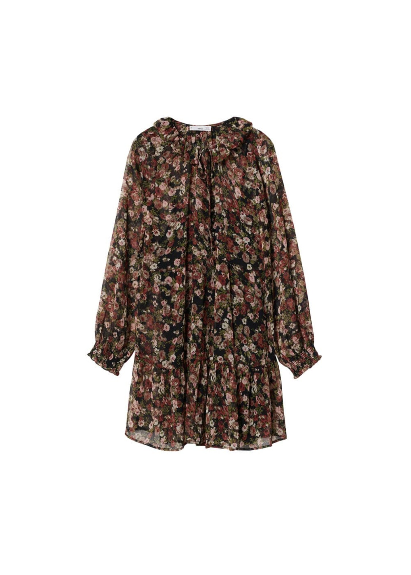 MANGO Ruha 'Roses'  fekete / vegyes színek