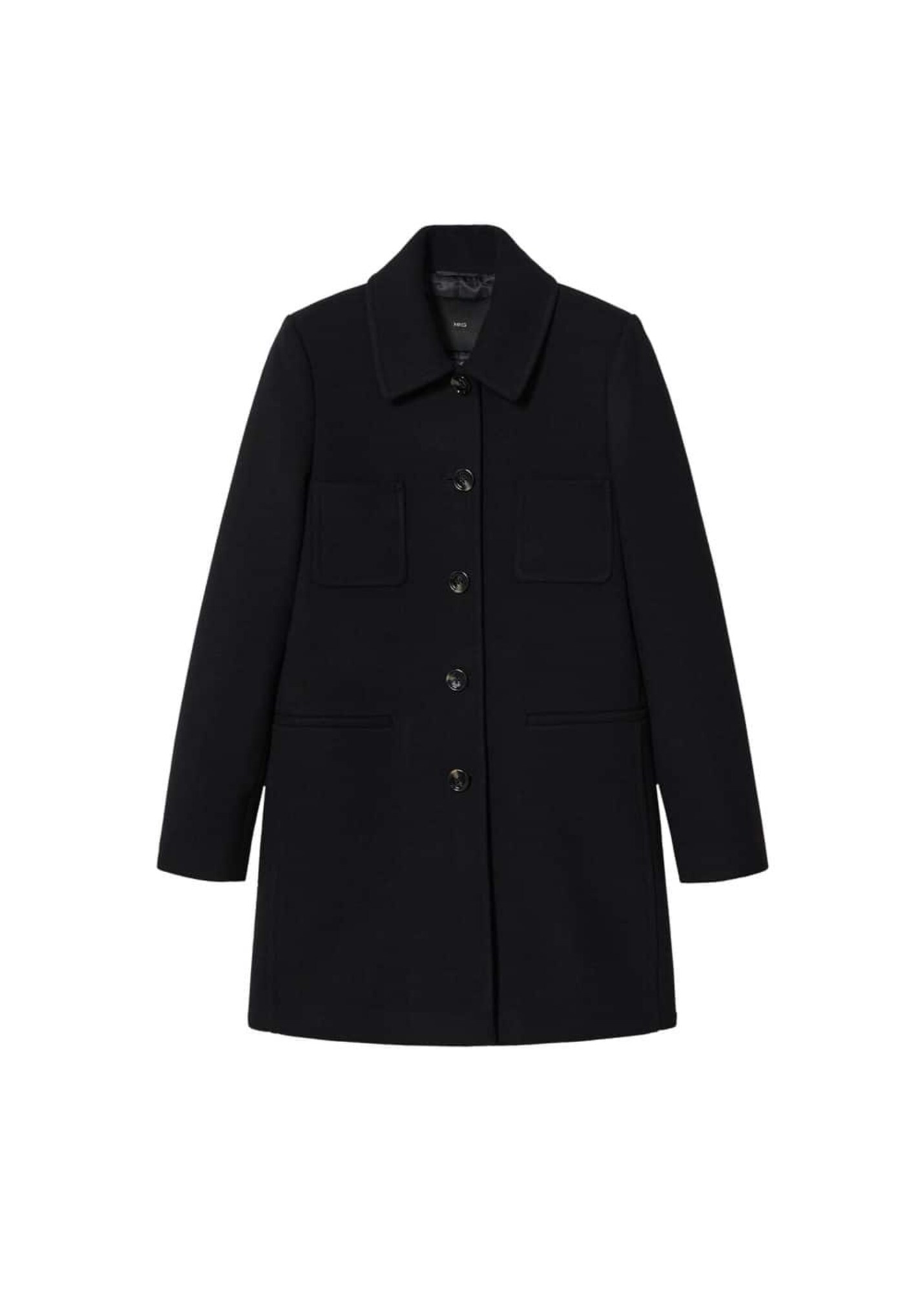 MANGO Télikabátok 'Bardot'  fekete