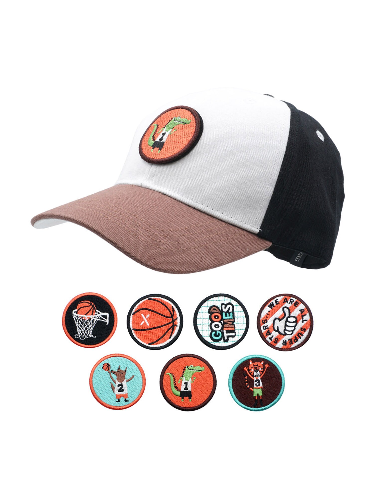 MAXIMO Kalap  taupe / fehér / fekete