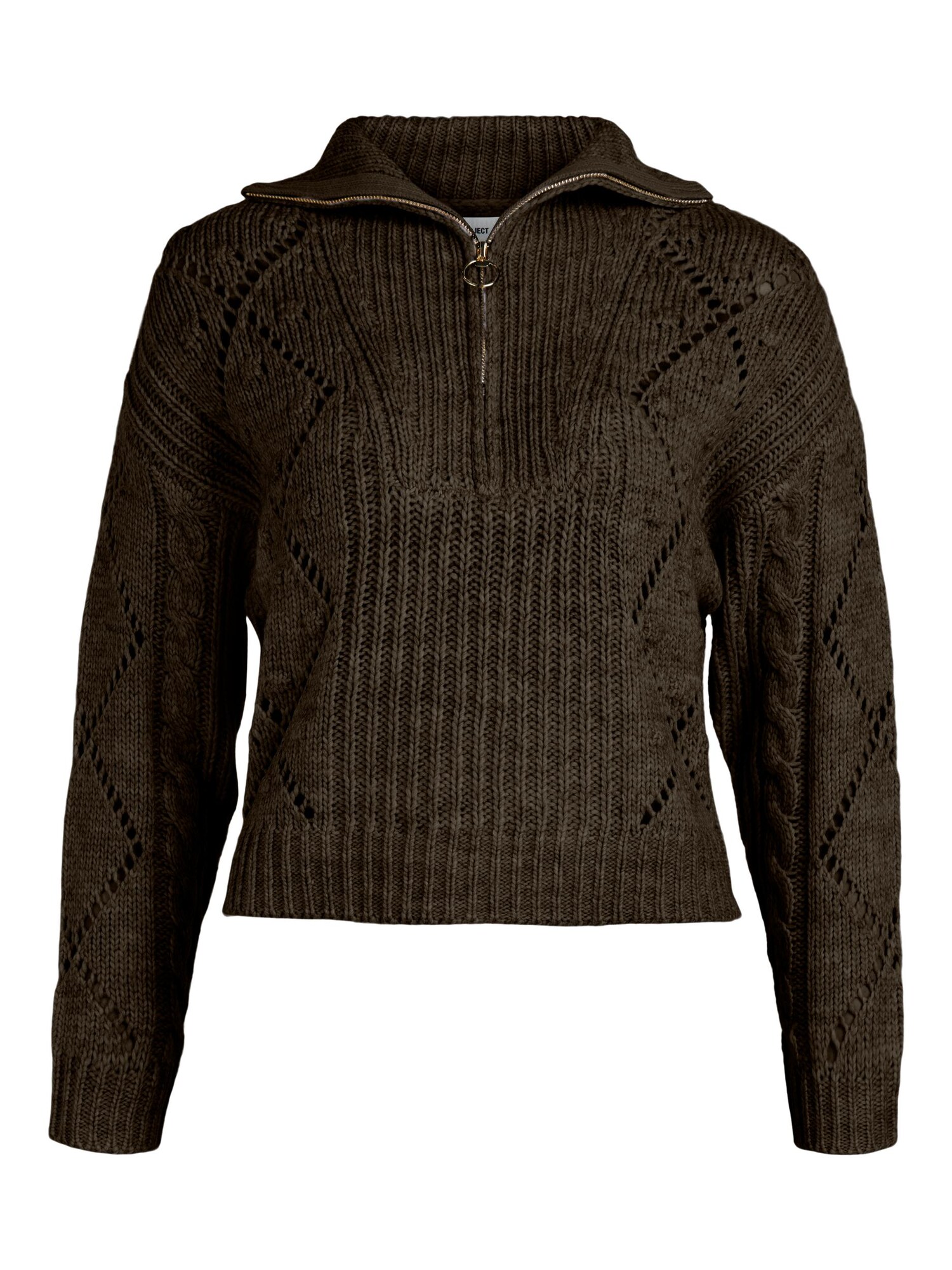OBJECT Pulóver 'Kelly'  barna