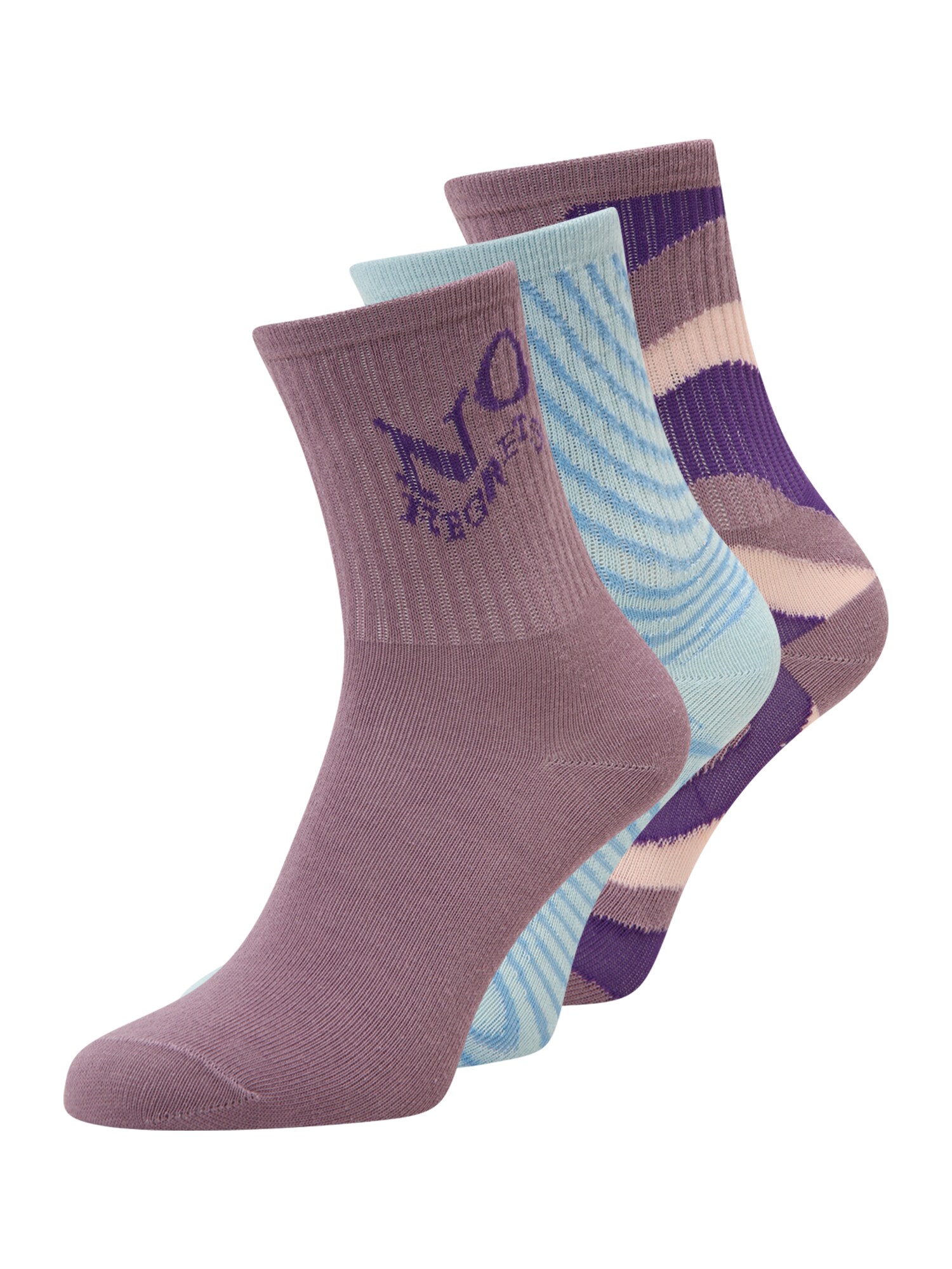 ONLY Zokni 'ANNE'  levendula / sötétlila / púder / világoskék