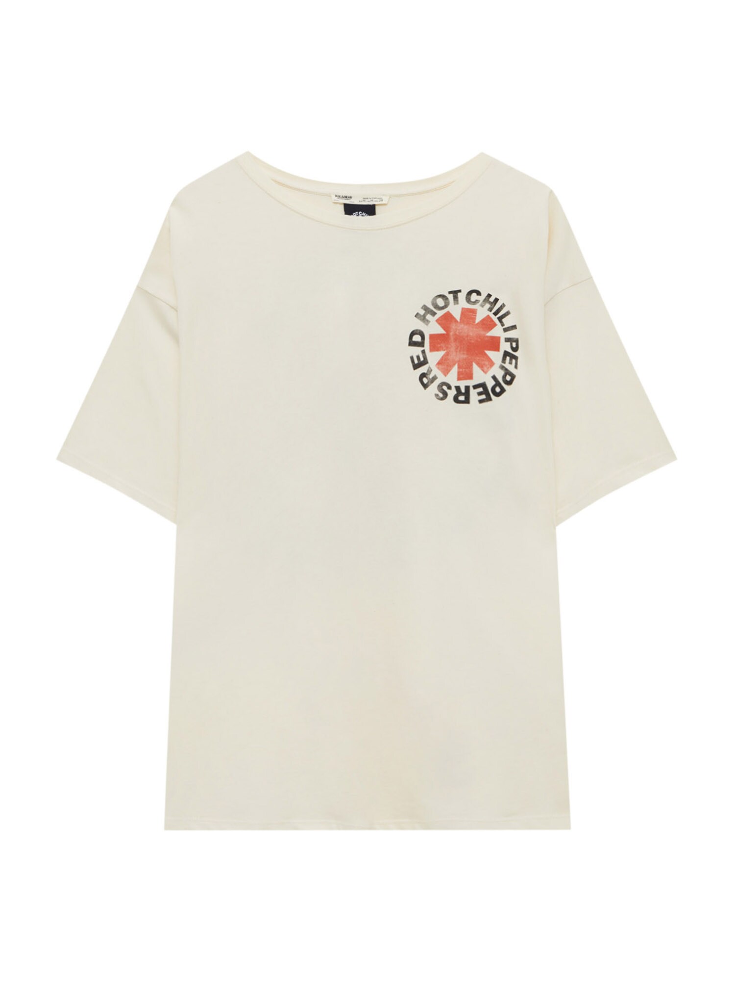 Pull&Bear Póló  szürke / fekete / piros