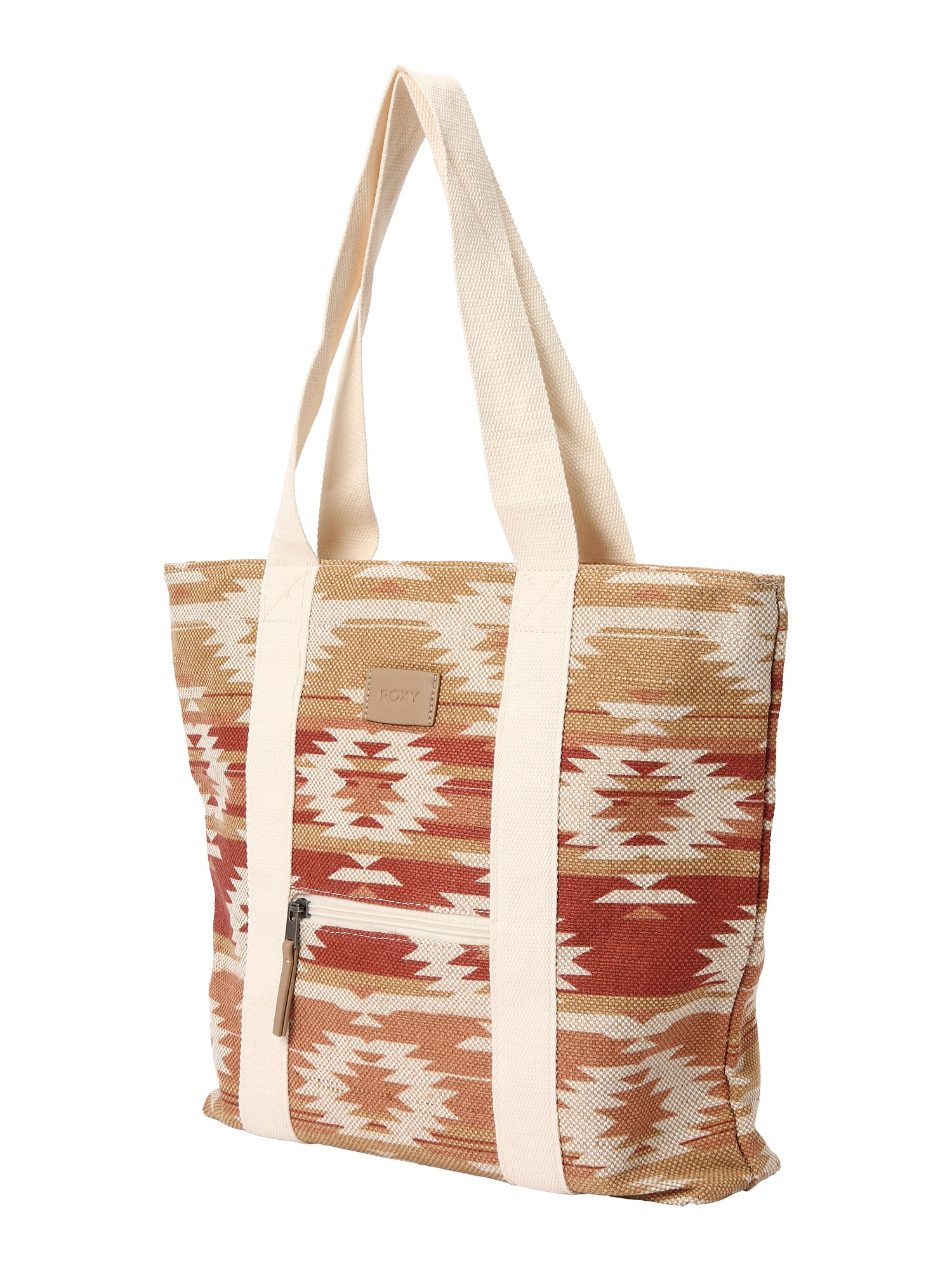 ROXY Shopper táska 'BIRD'  világosbarna / krém / bézs