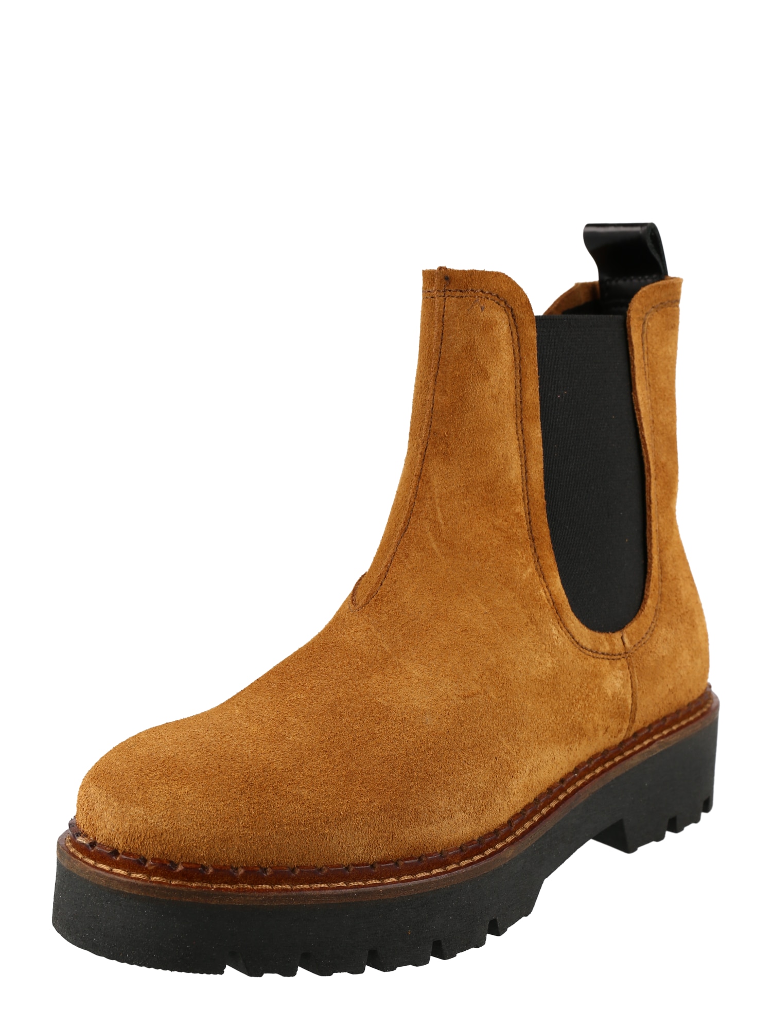 SCOTCH & SODA Chelsea csizmák 'OLIVINE'  konyak / fekete